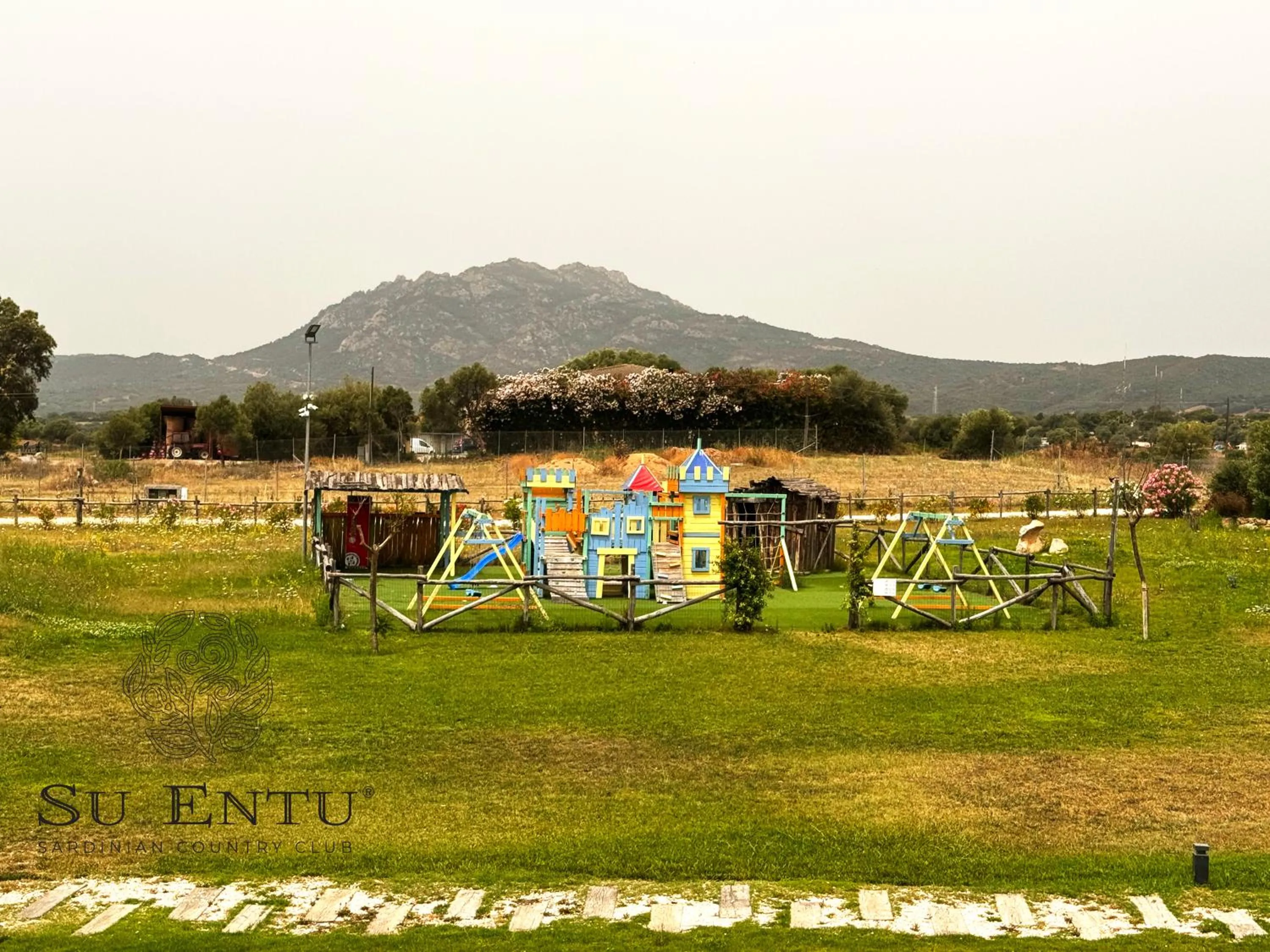 Children play ground in Su Entu Sardinian Country Club