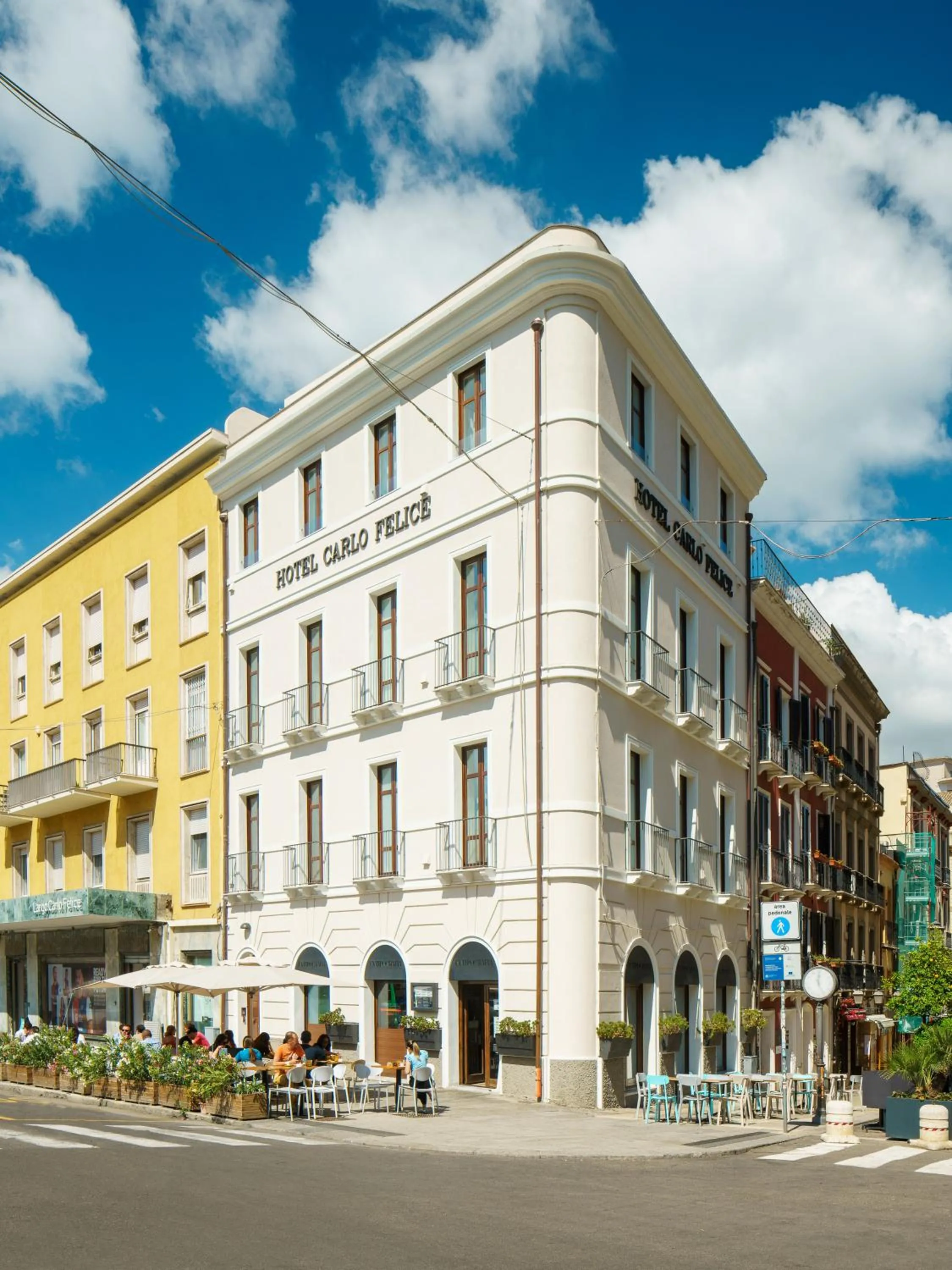 Property building in Boutique Hotel Carlo Felice