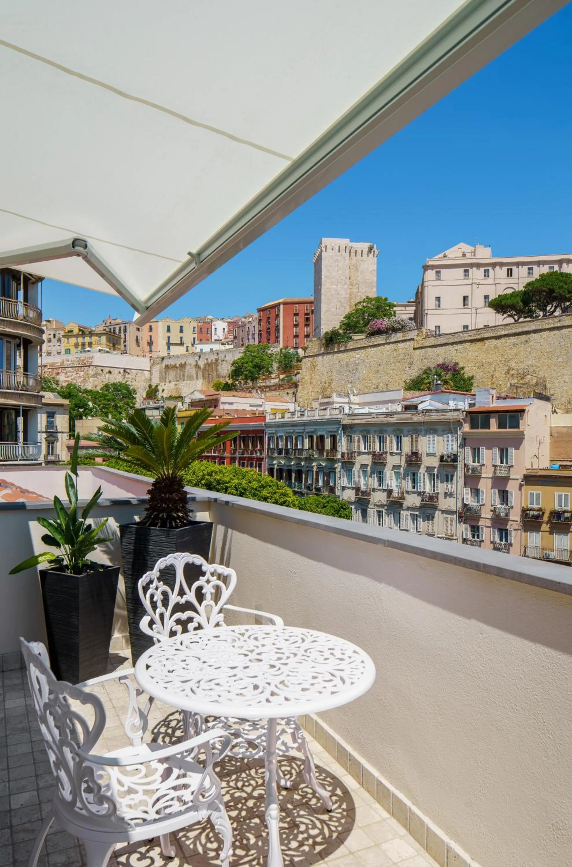 Balcony/Terrace in Boutique Hotel Carlo Felice