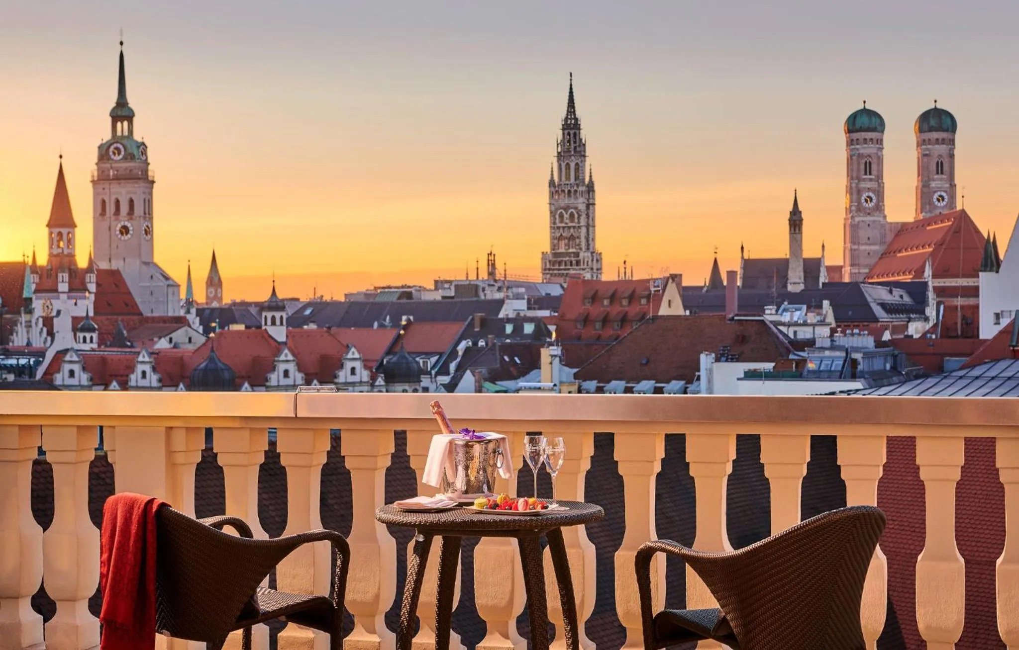 Balcony/Terrace in Mandarin Oriental, Munich