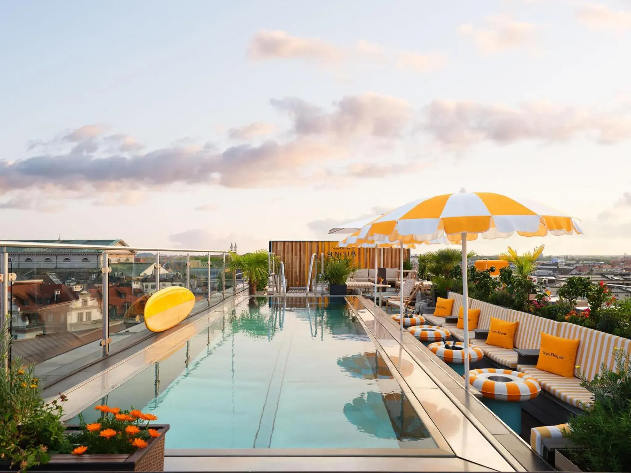 Swimming pool in Mandarin Oriental, Munich Swimming pool in Mandarin Oriental, Munich