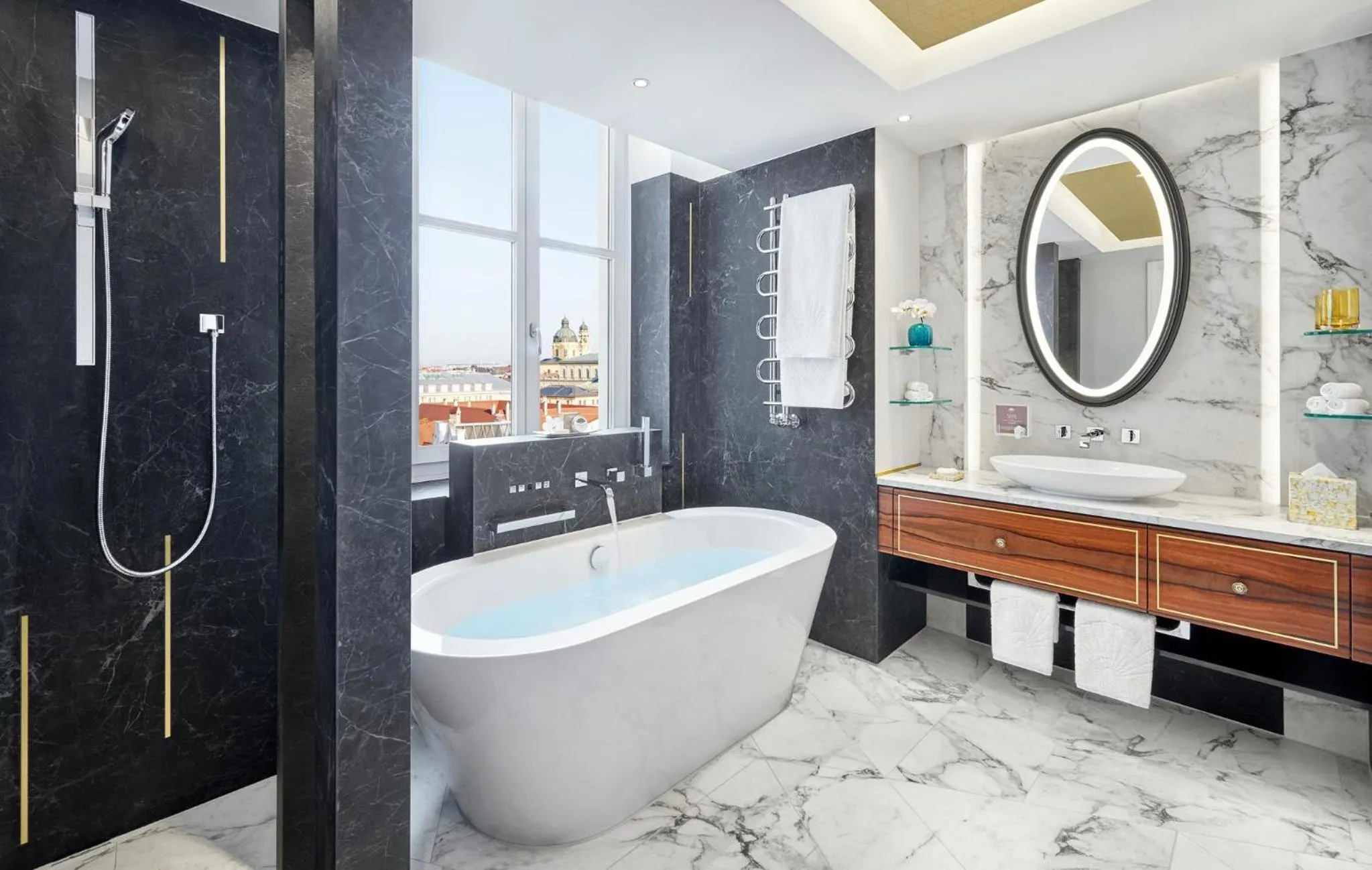 Bathroom in Mandarin Oriental, Munich