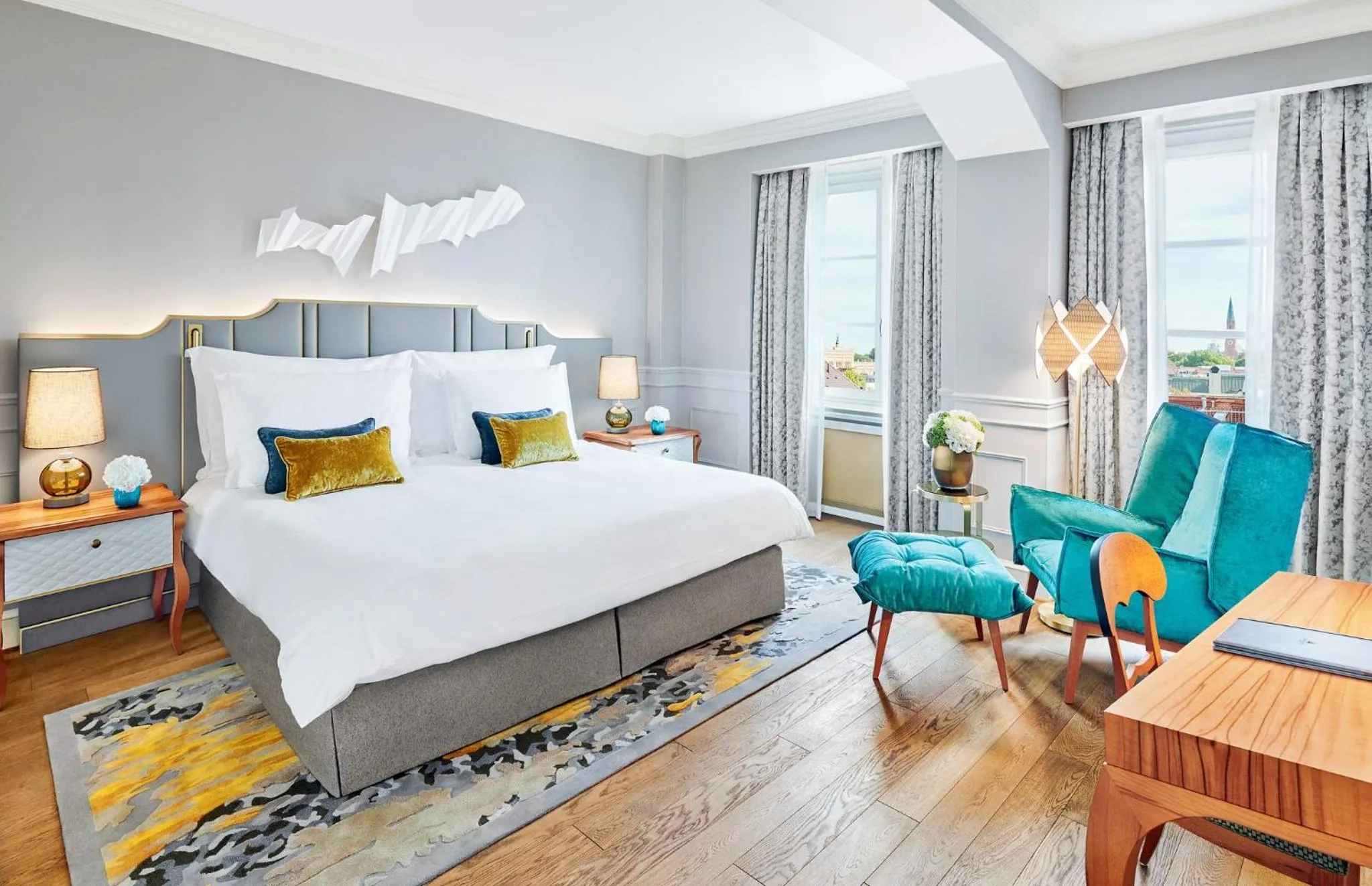 Bedroom, Bed in Mandarin Oriental, Munich