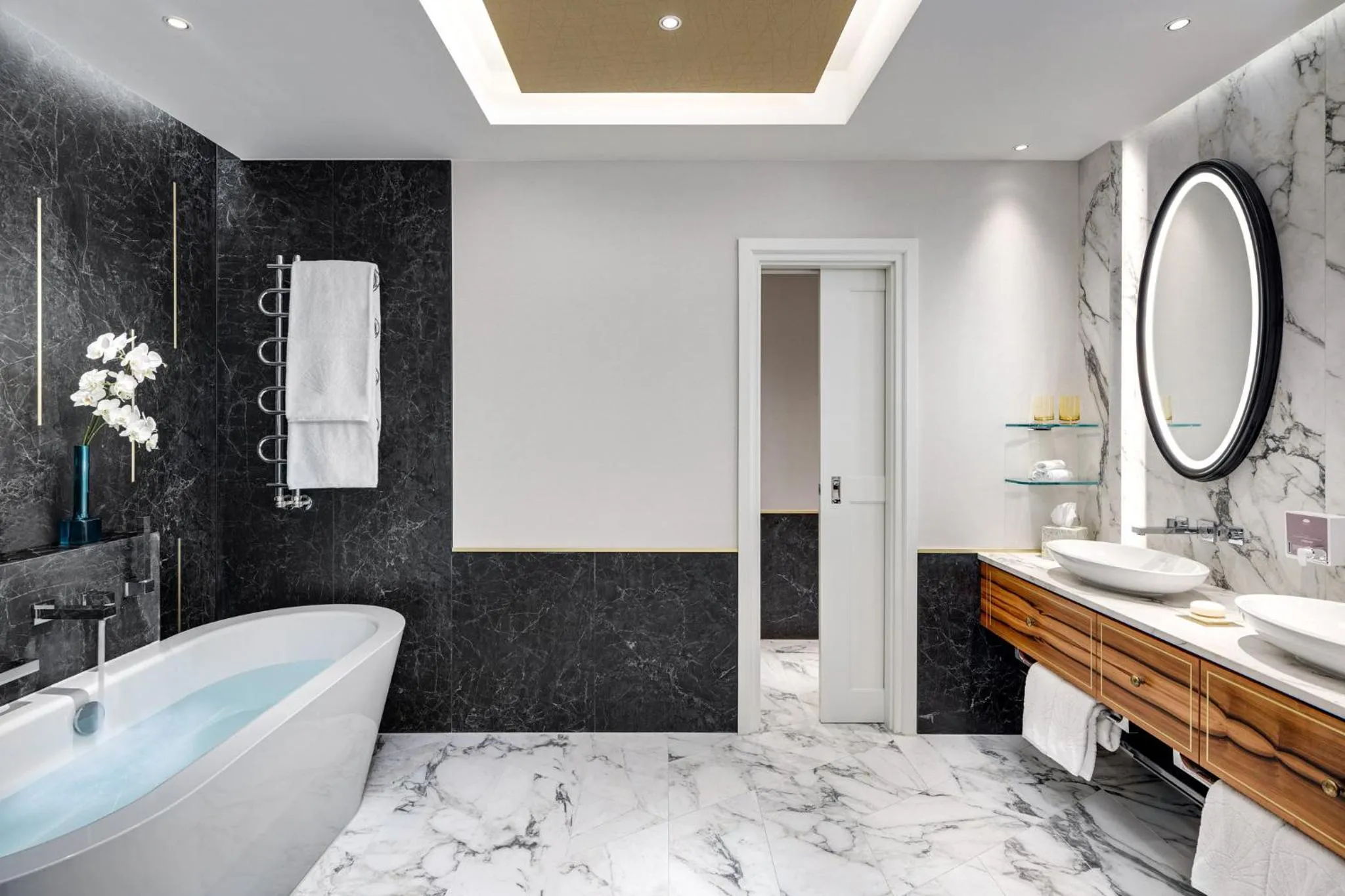 Bathroom in Mandarin Oriental, Munich