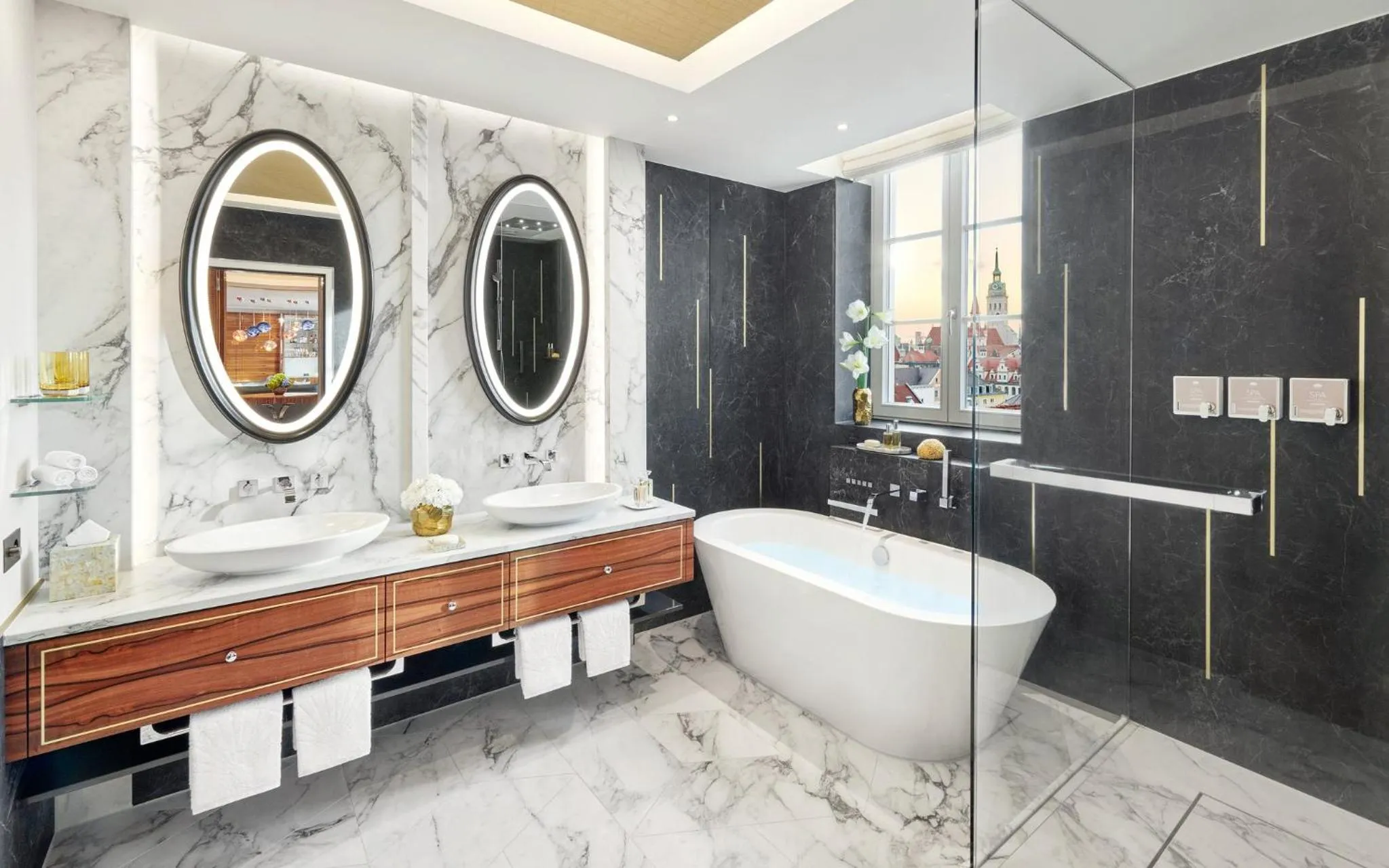 Bathroom in Mandarin Oriental, Munich