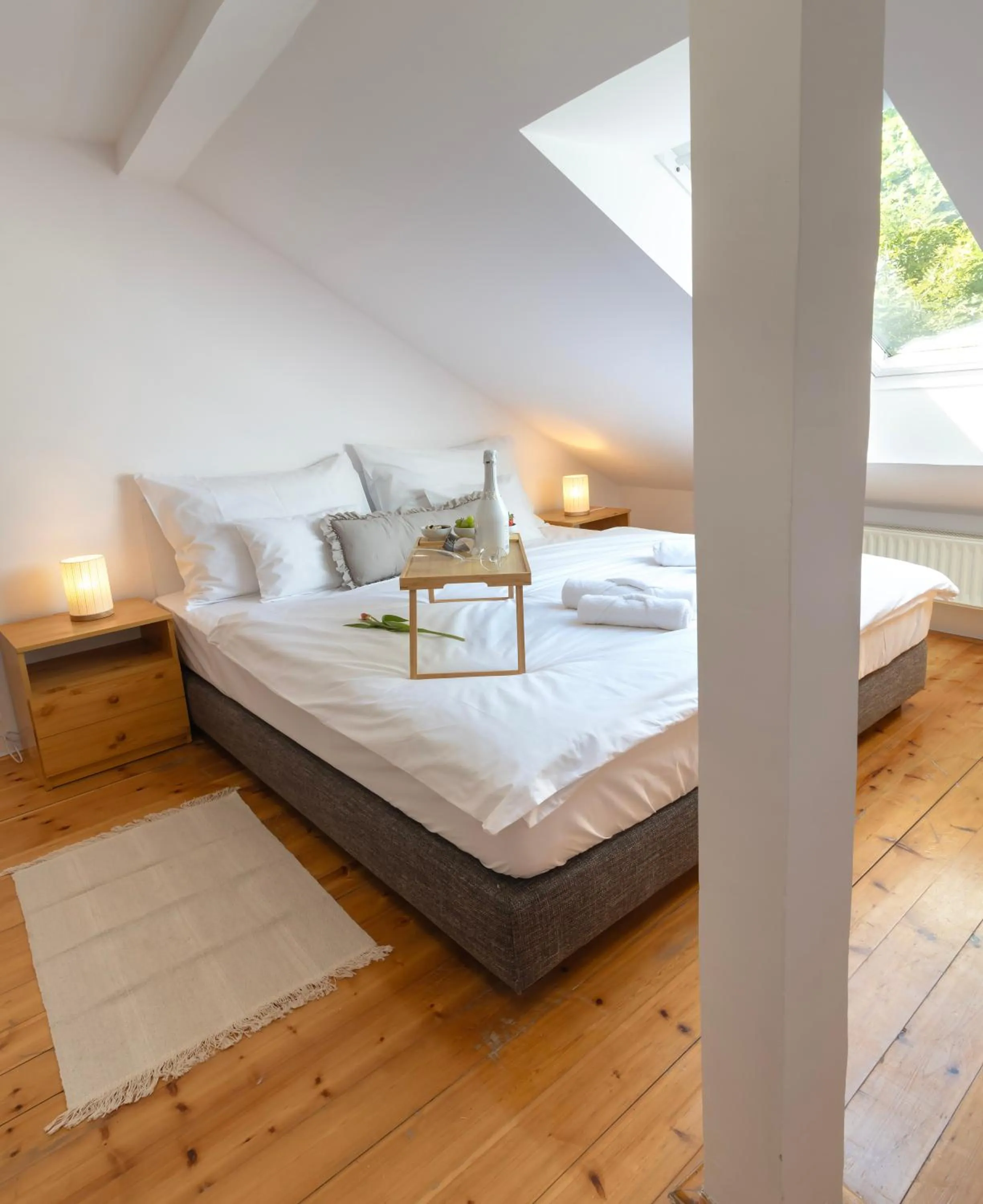 Bed in Hagyma Panzió Makó