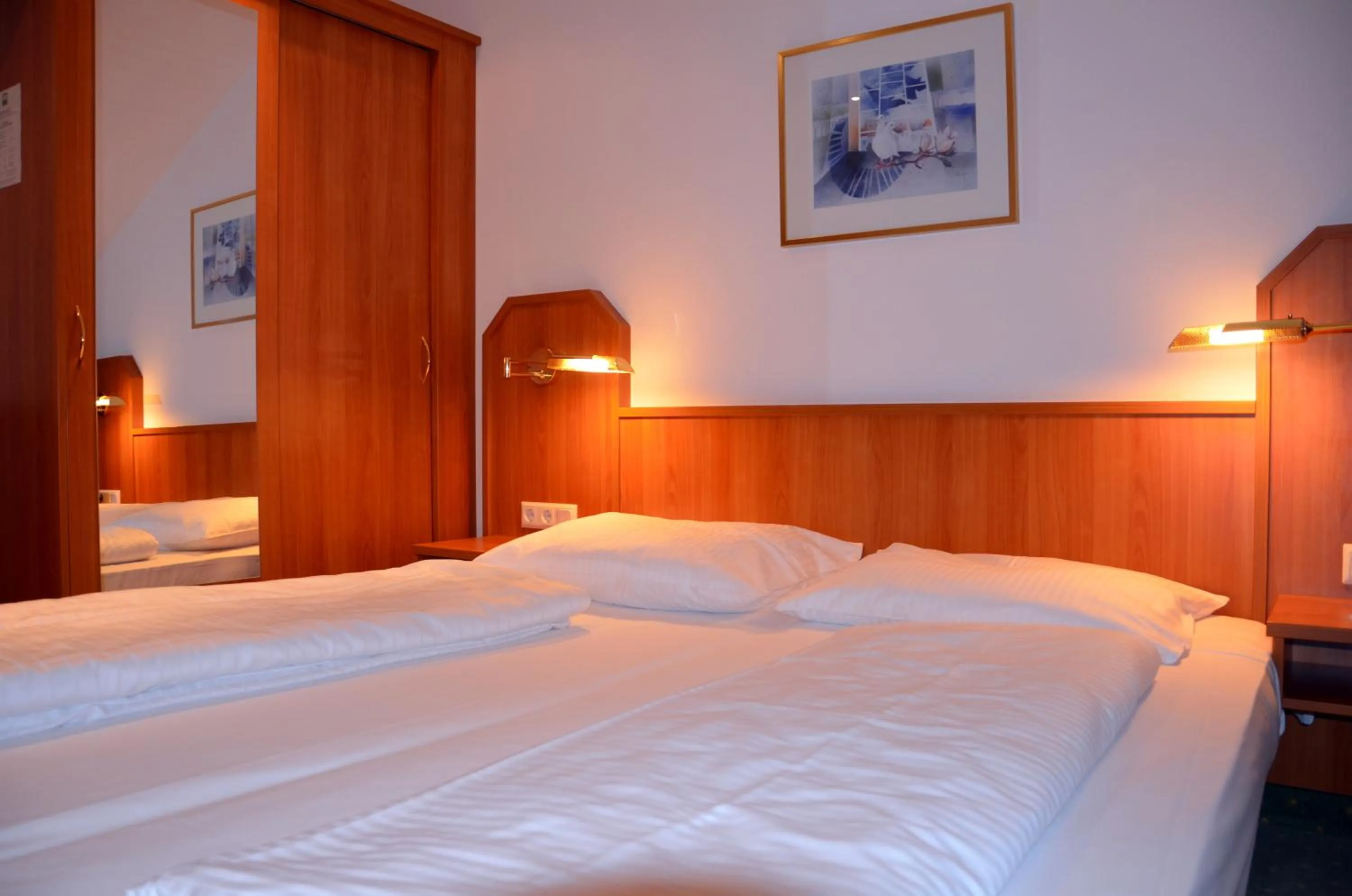 Bed in Hotel Haus am Park