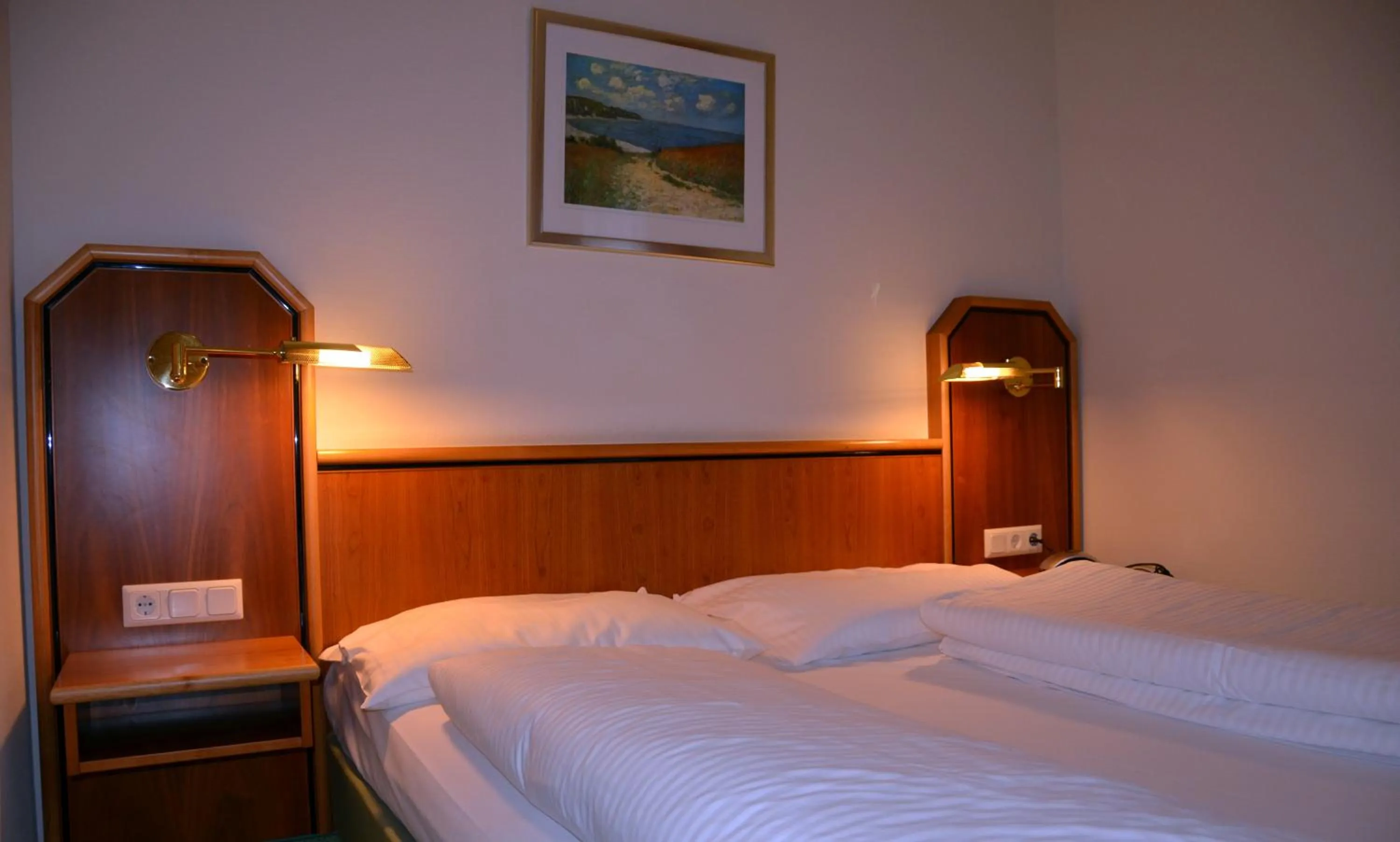 Bed in Hotel Haus am Park