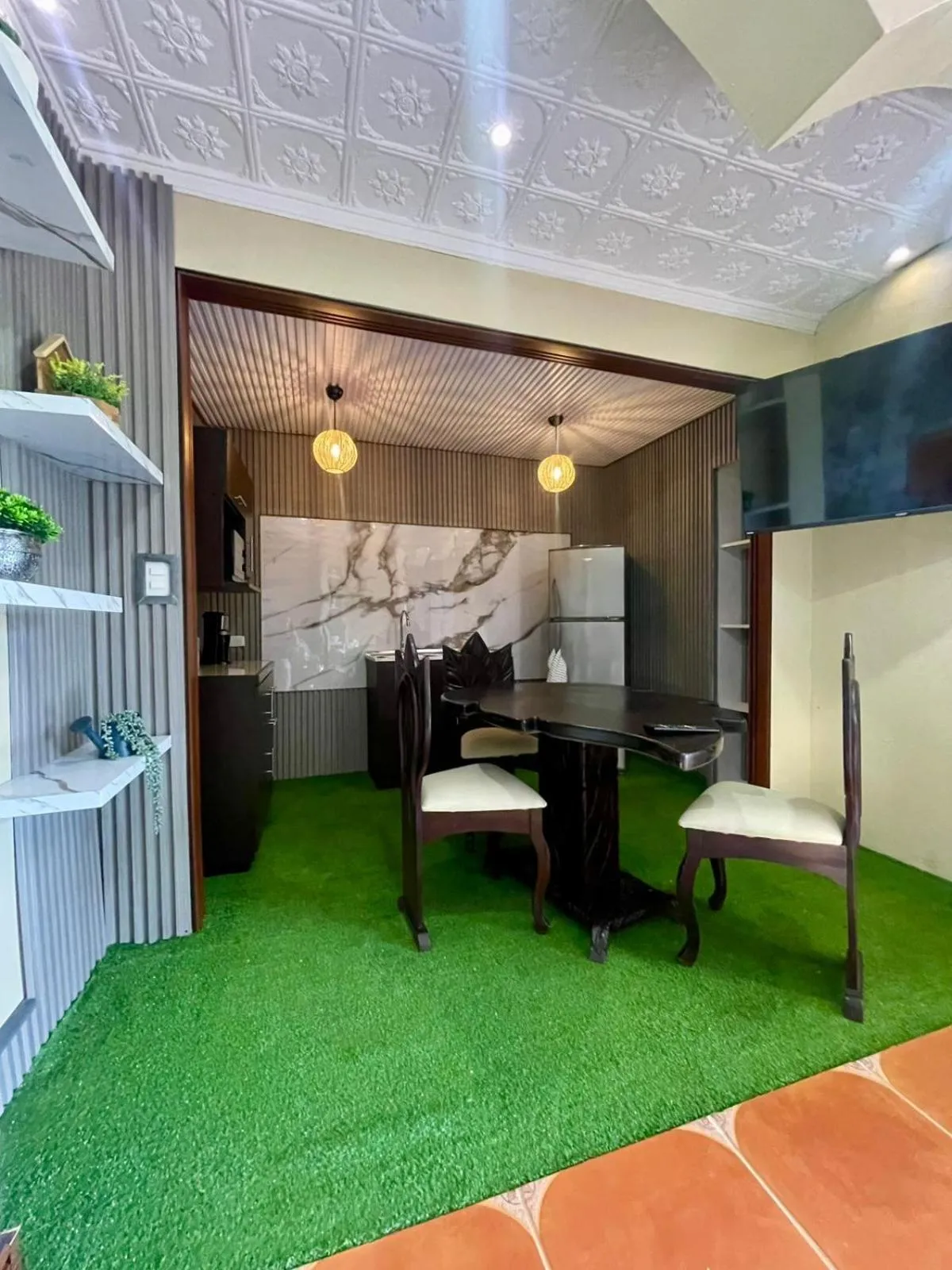 Kitchen or kitchenette in Ara Ambigua Lodge