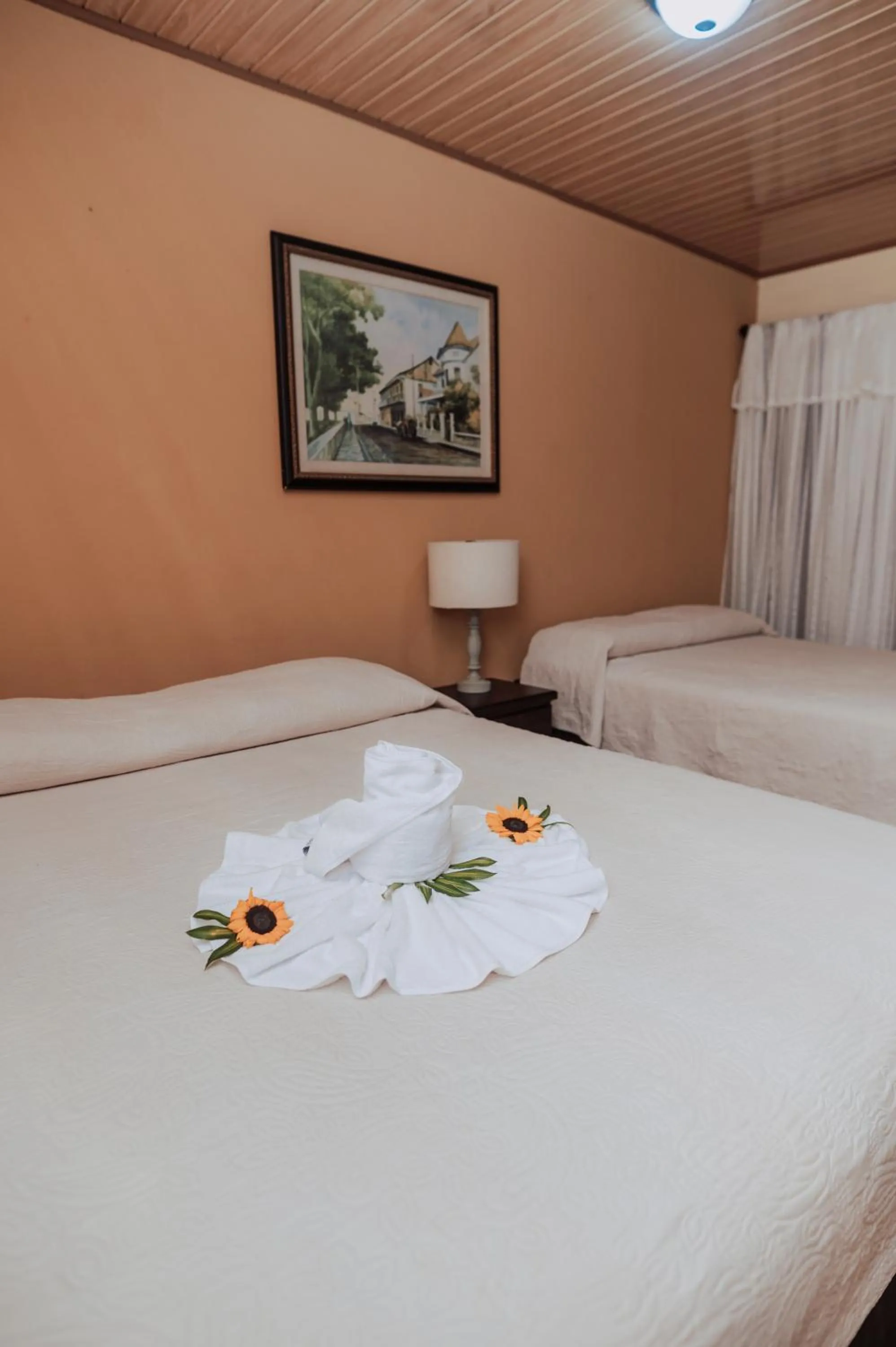 Bed in Ara Ambigua Lodge