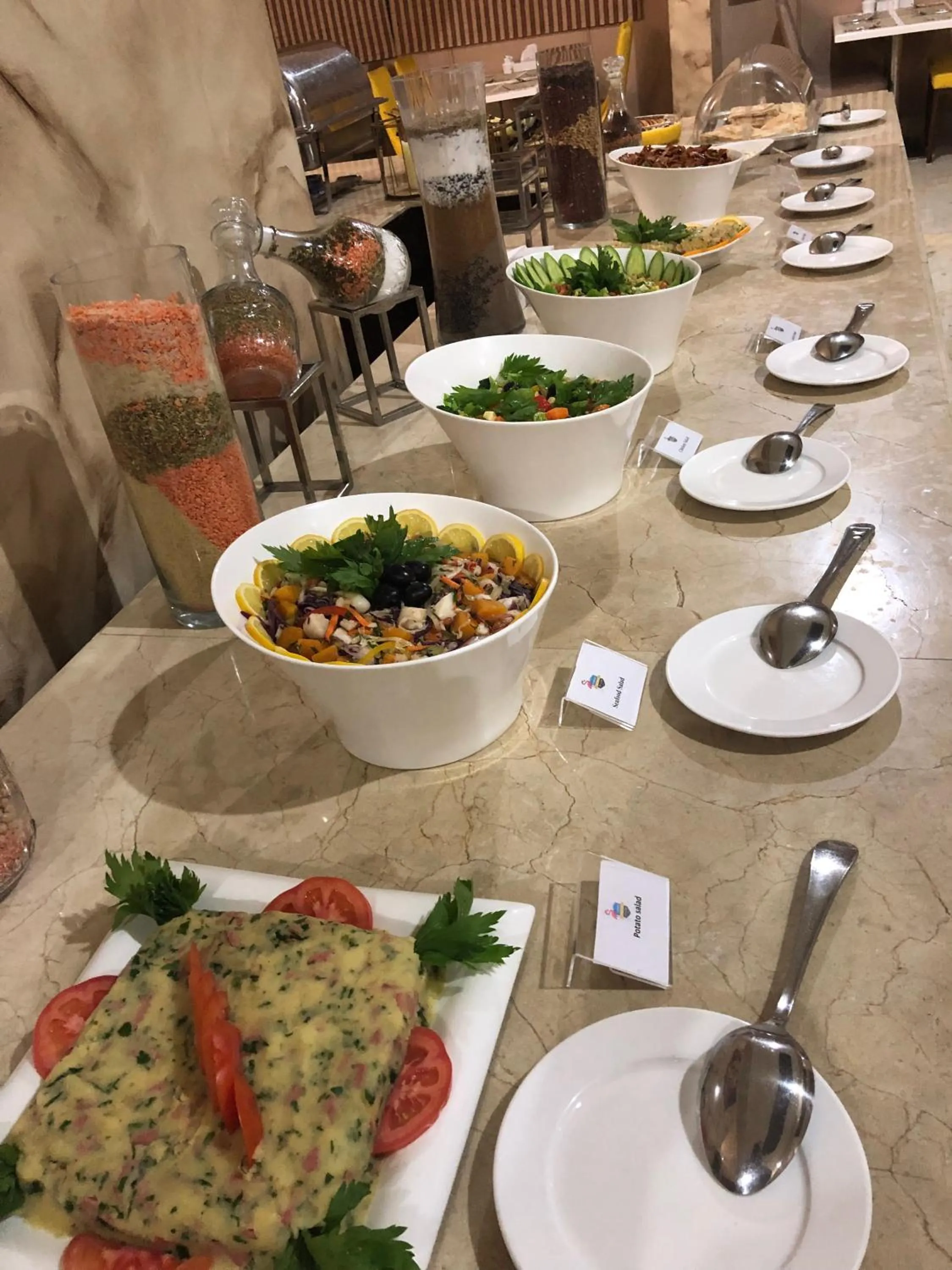 Lunch in Flamingo Beach Hotel