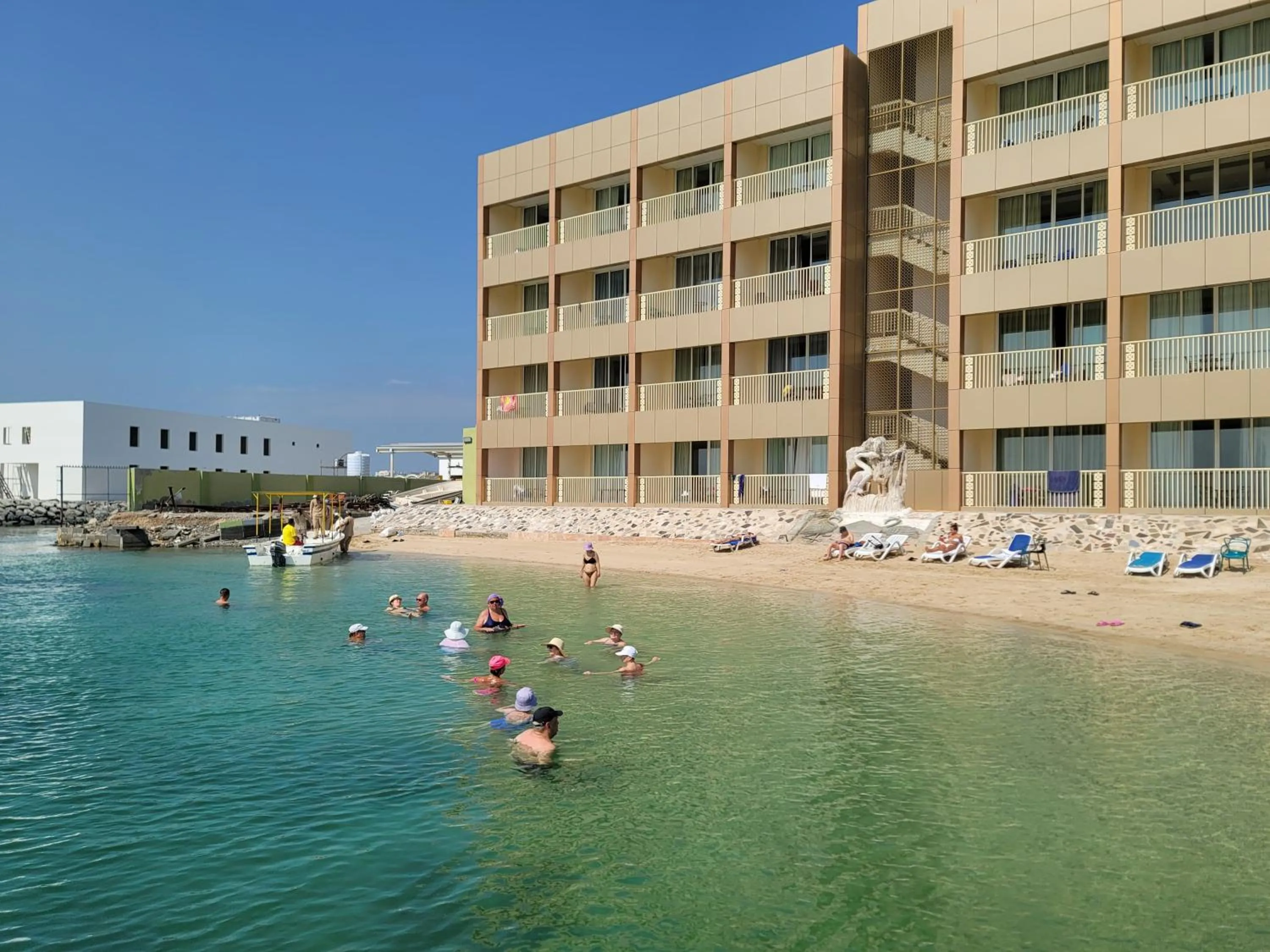 Beach in Flamingo Beach Hotel