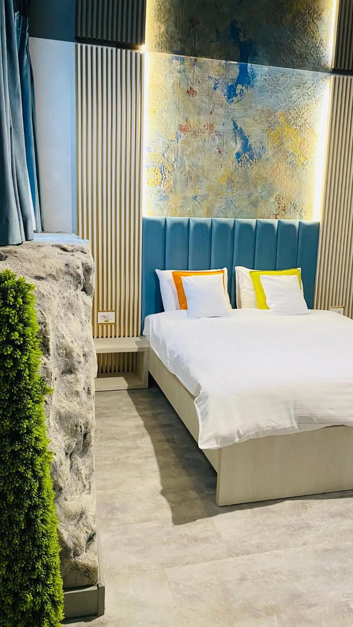 Bed in HOTEL MAREA NEAGRA Mamaia