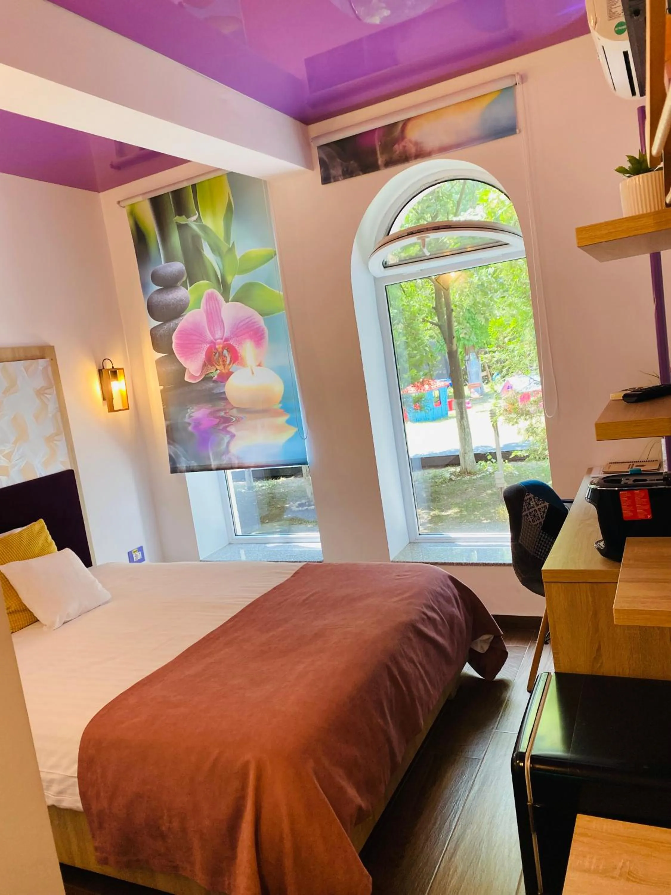 Bed in HOTEL MAREA NEAGRA Mamaia