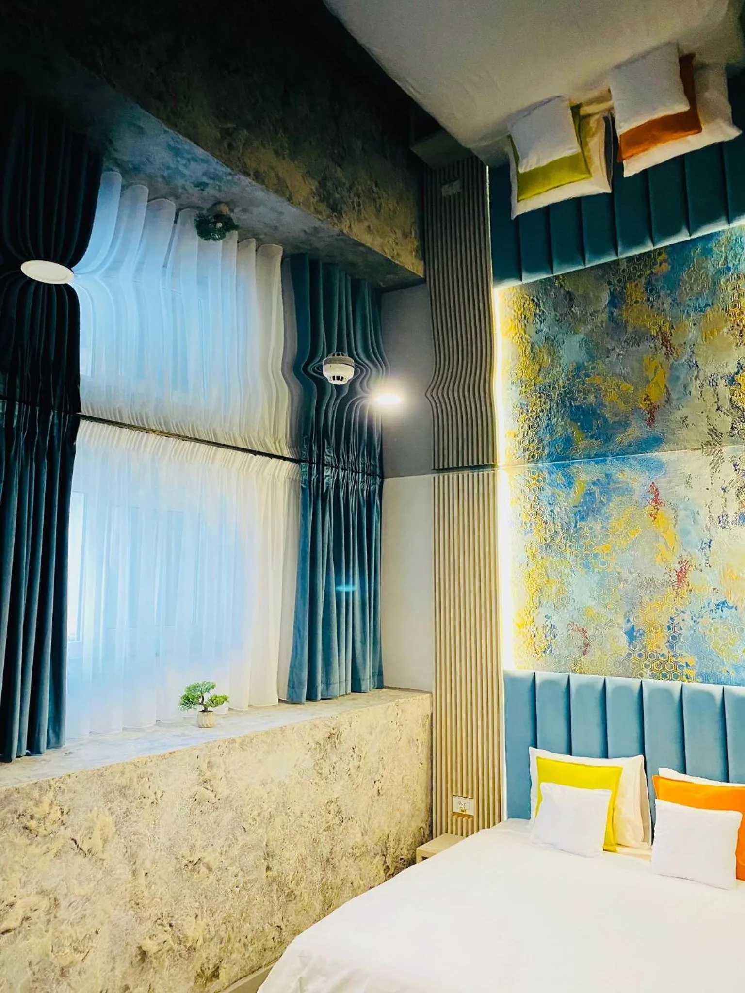 Bed in HOTEL MAREA NEAGRA Mamaia