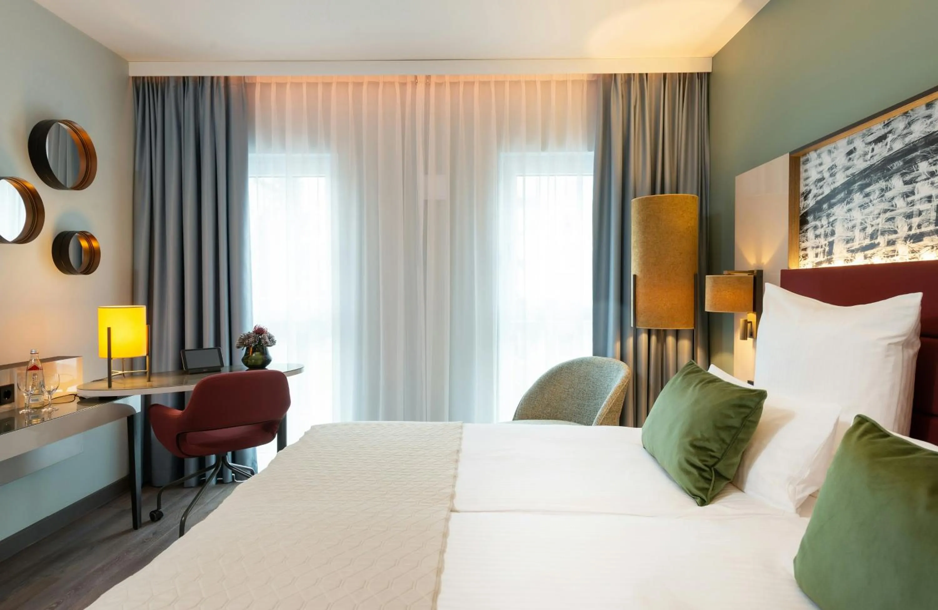 Photo of the whole room, Bed in Leonardo Hotel Augsburg