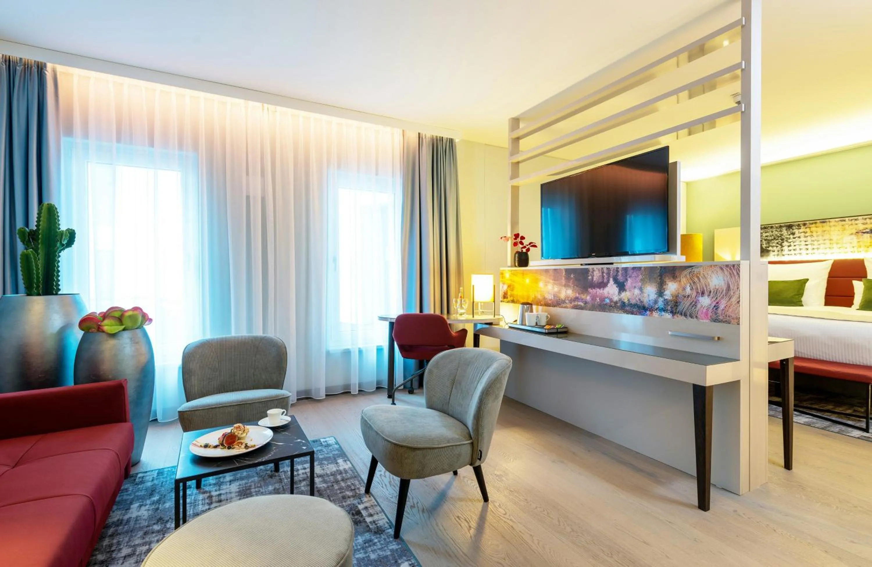 Photo of the whole room, Bed in Leonardo Hotel Augsburg