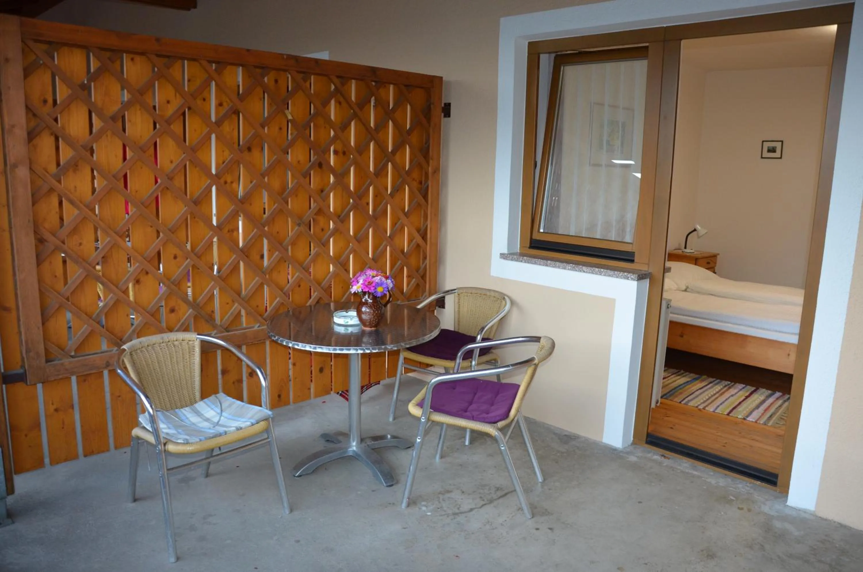 Balcony/Terrace, Bed in Gasthof Jauk-Hartner