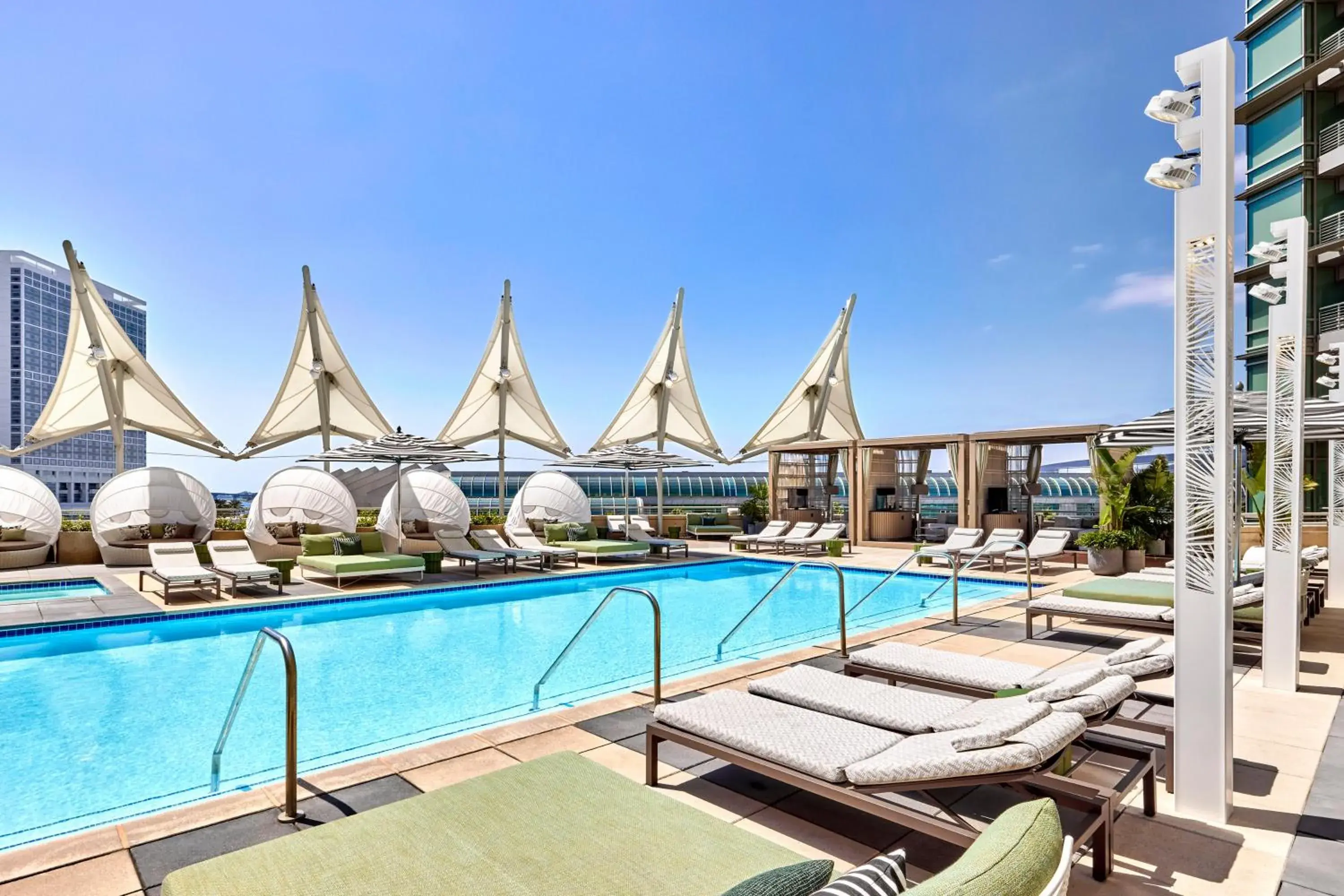 Swimming pool in Omni San Diego Hotel at the Ballpark Swimming pool in Omni San Diego Hotel at the Ballpark