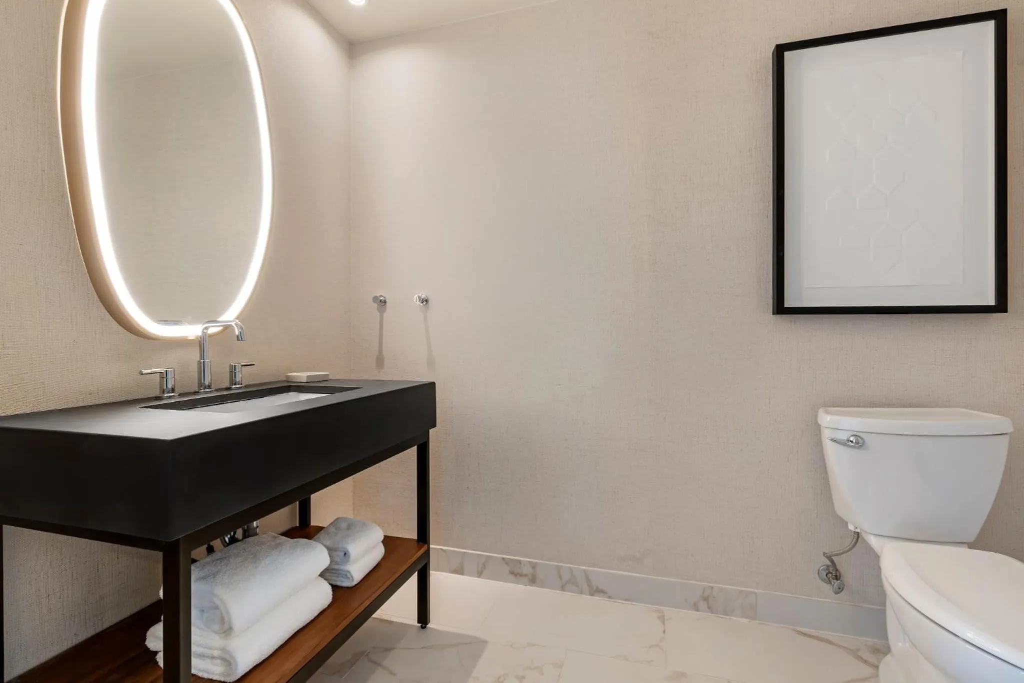 Bathroom in Omni San Diego Hotel at the Ballpark