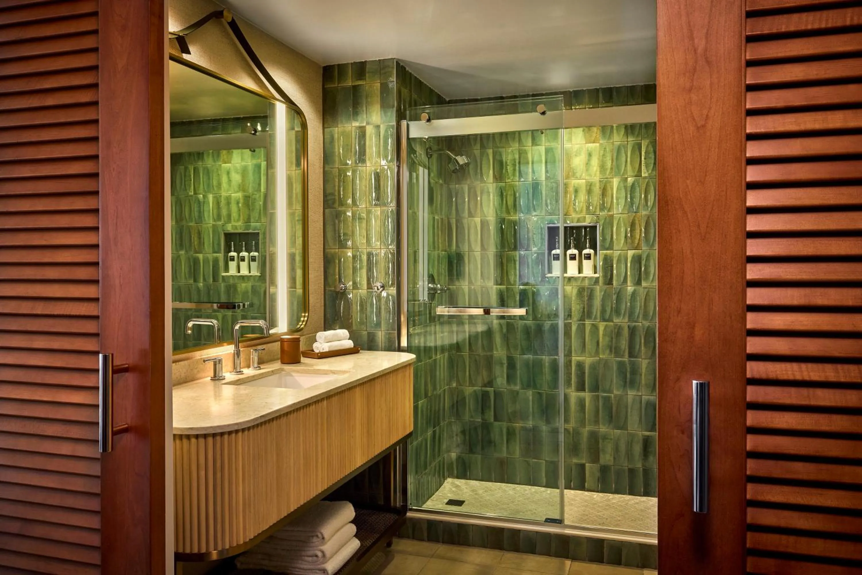 Bathroom in Omni San Diego Hotel at the Ballpark