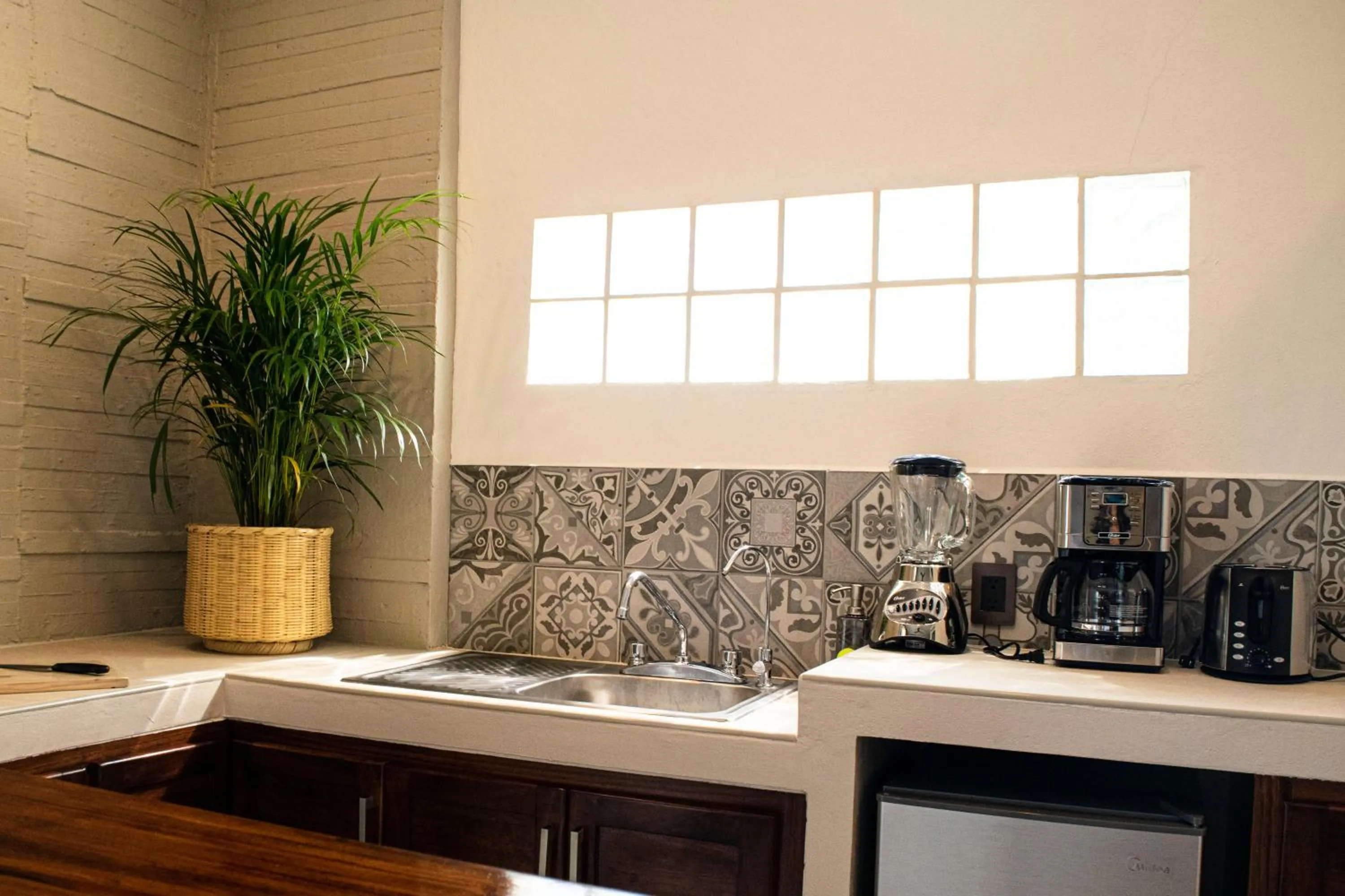 Kitchen or kitchenette in Ciyé Hotel