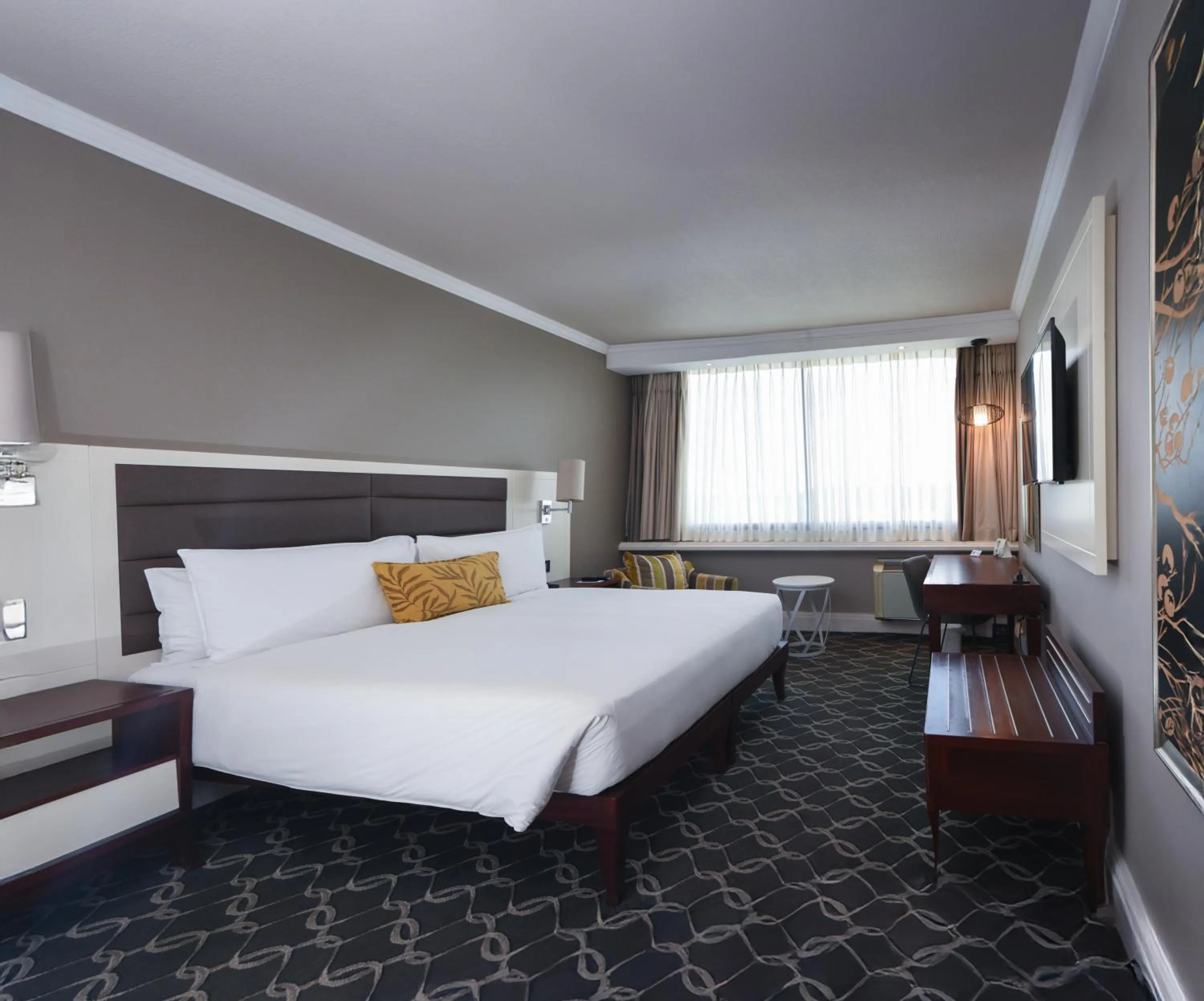 Bed in Riverside Sun