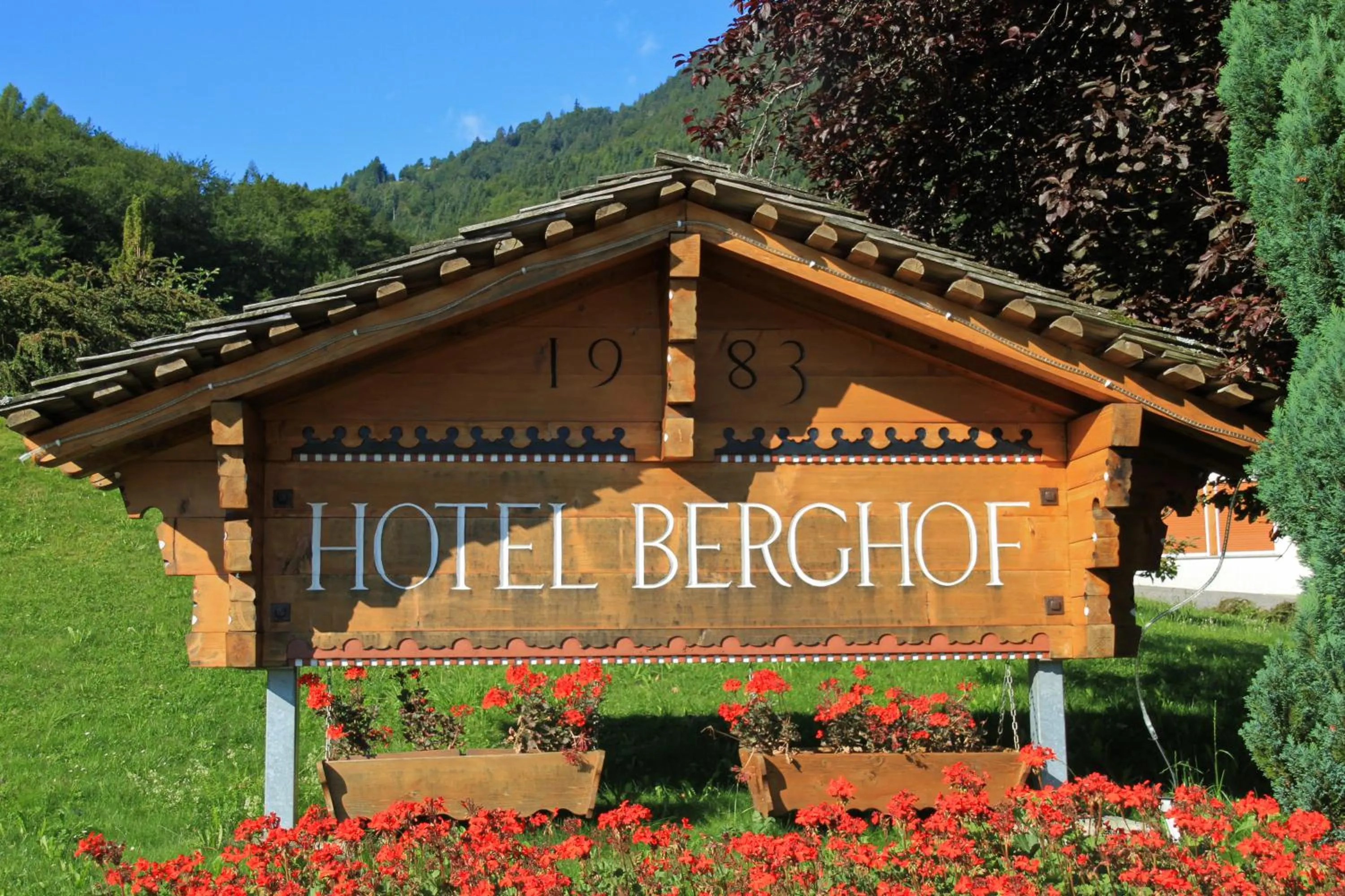 Property logo or sign in Hotel Berghof Amaranth