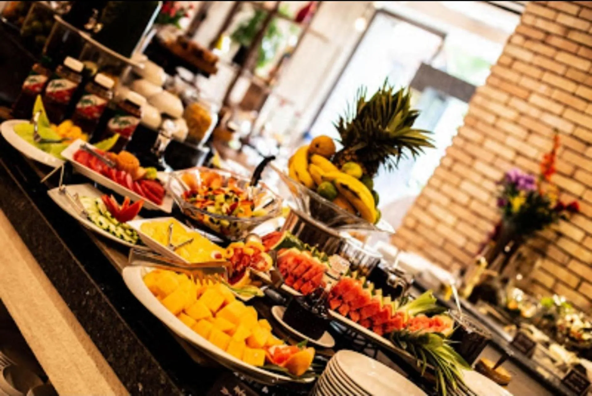 Buffet breakfast in Hotel Playa Encantada