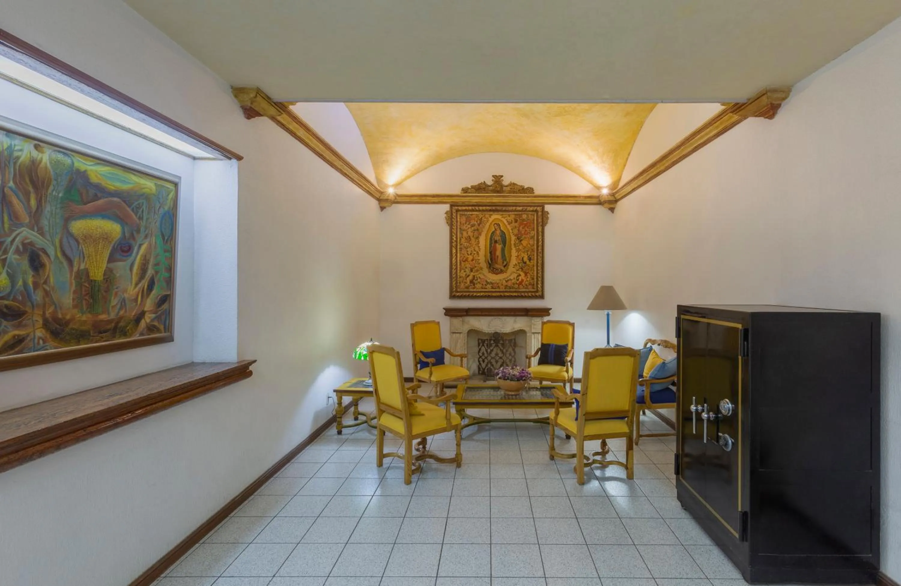 Living room in Hotel Gala Oaxaca