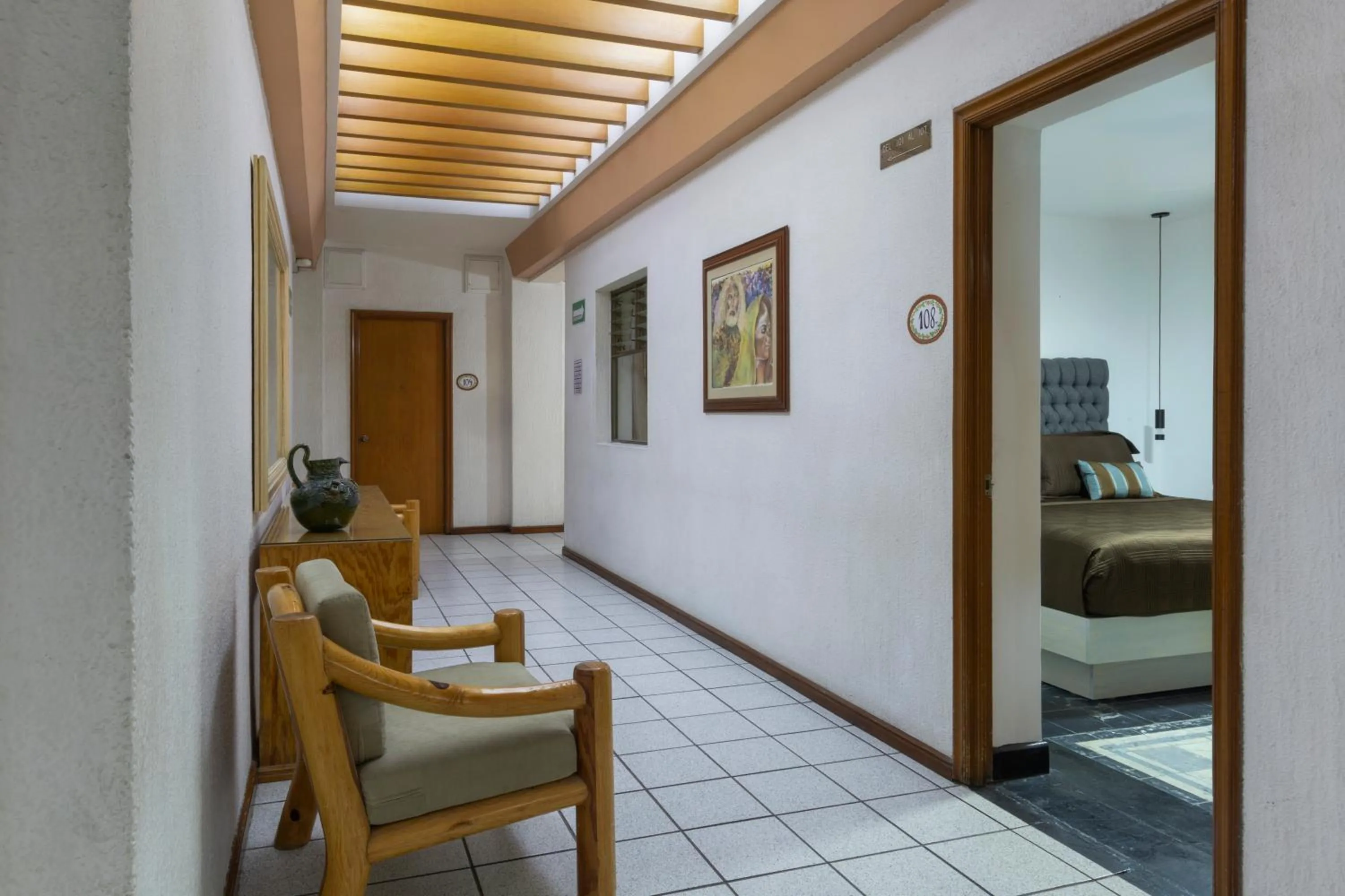 elevator in Hotel Gala Oaxaca