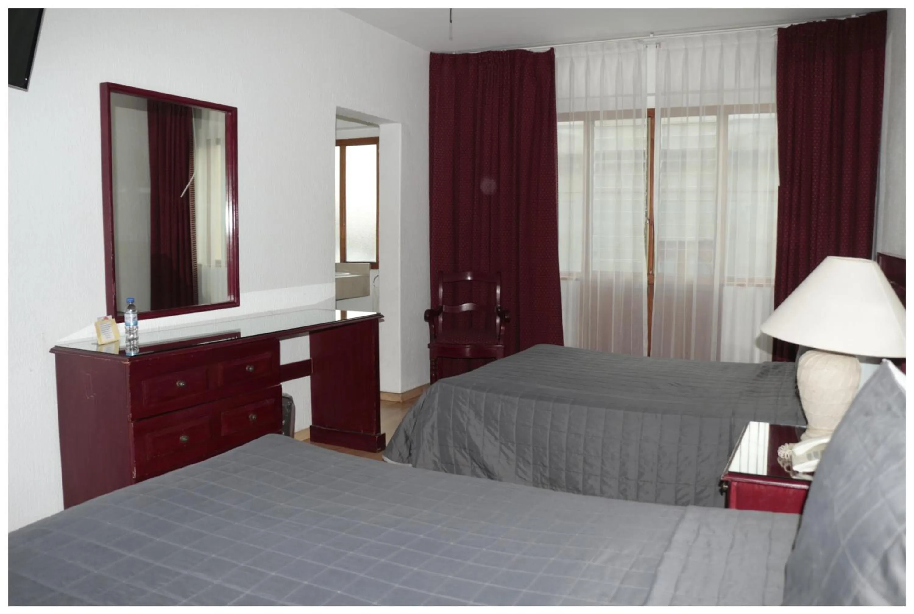 Bed in Hotel Gala Oaxaca