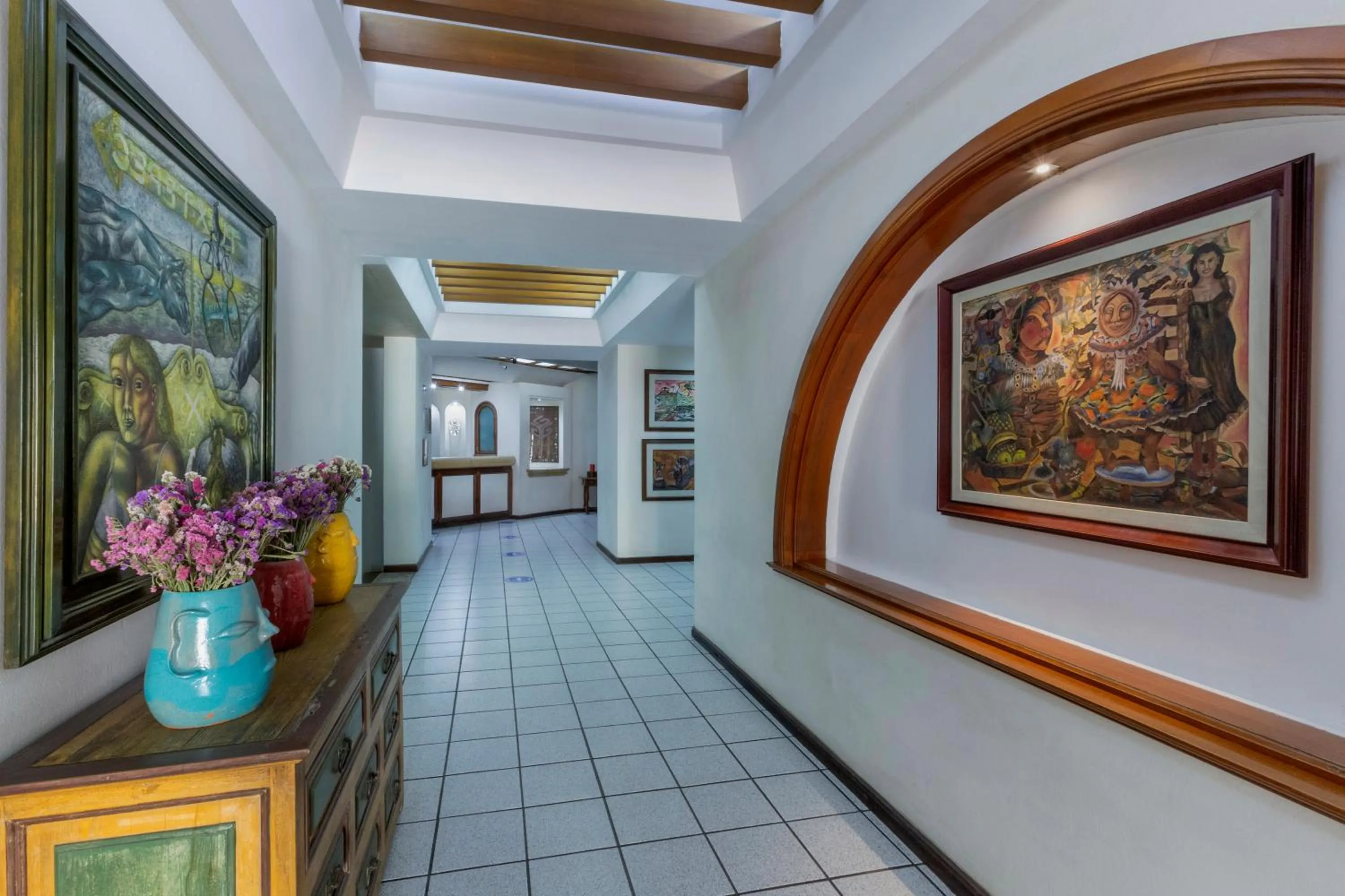 Lobby or reception in Hotel Gala Oaxaca