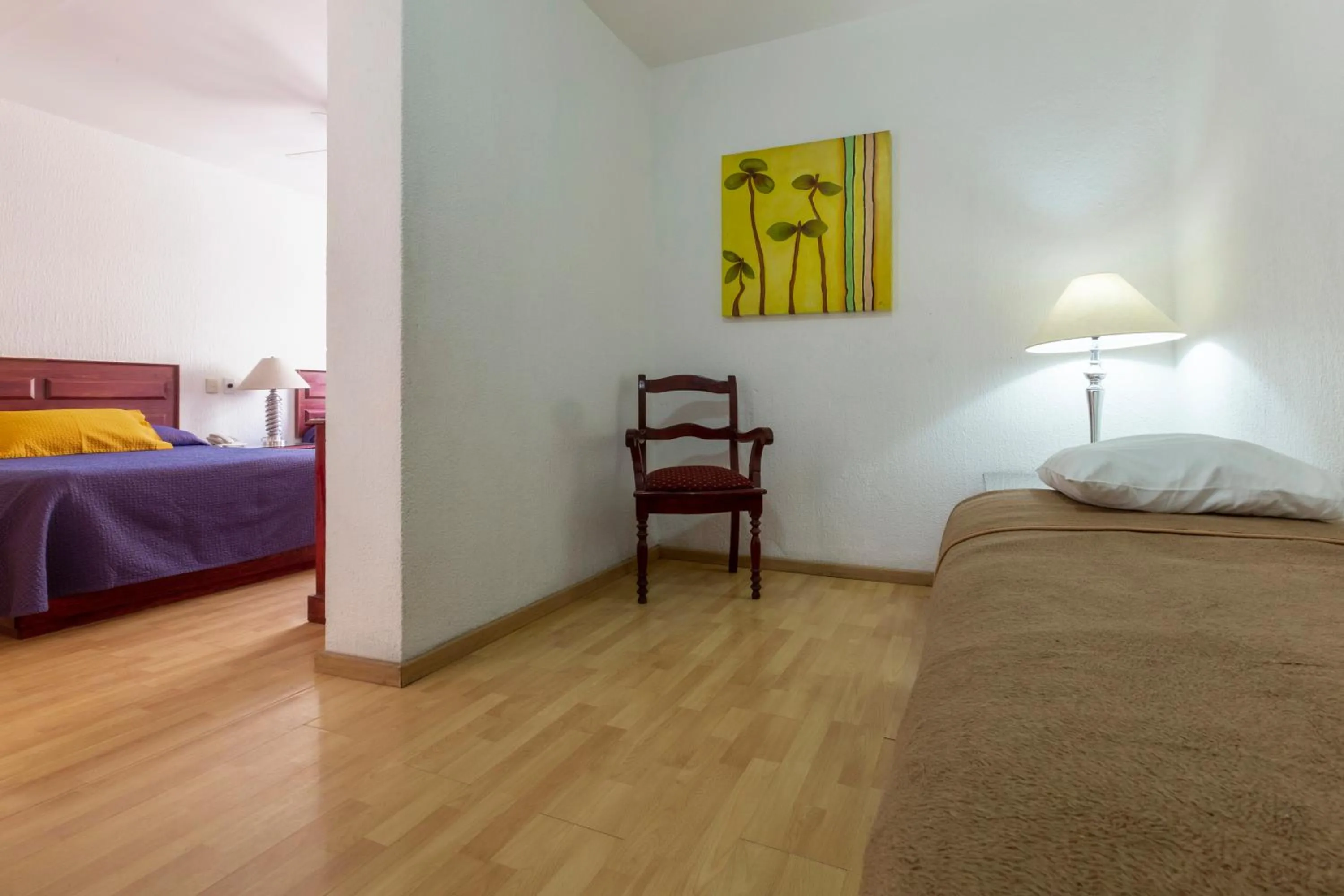 Bed in Hotel Gala Oaxaca