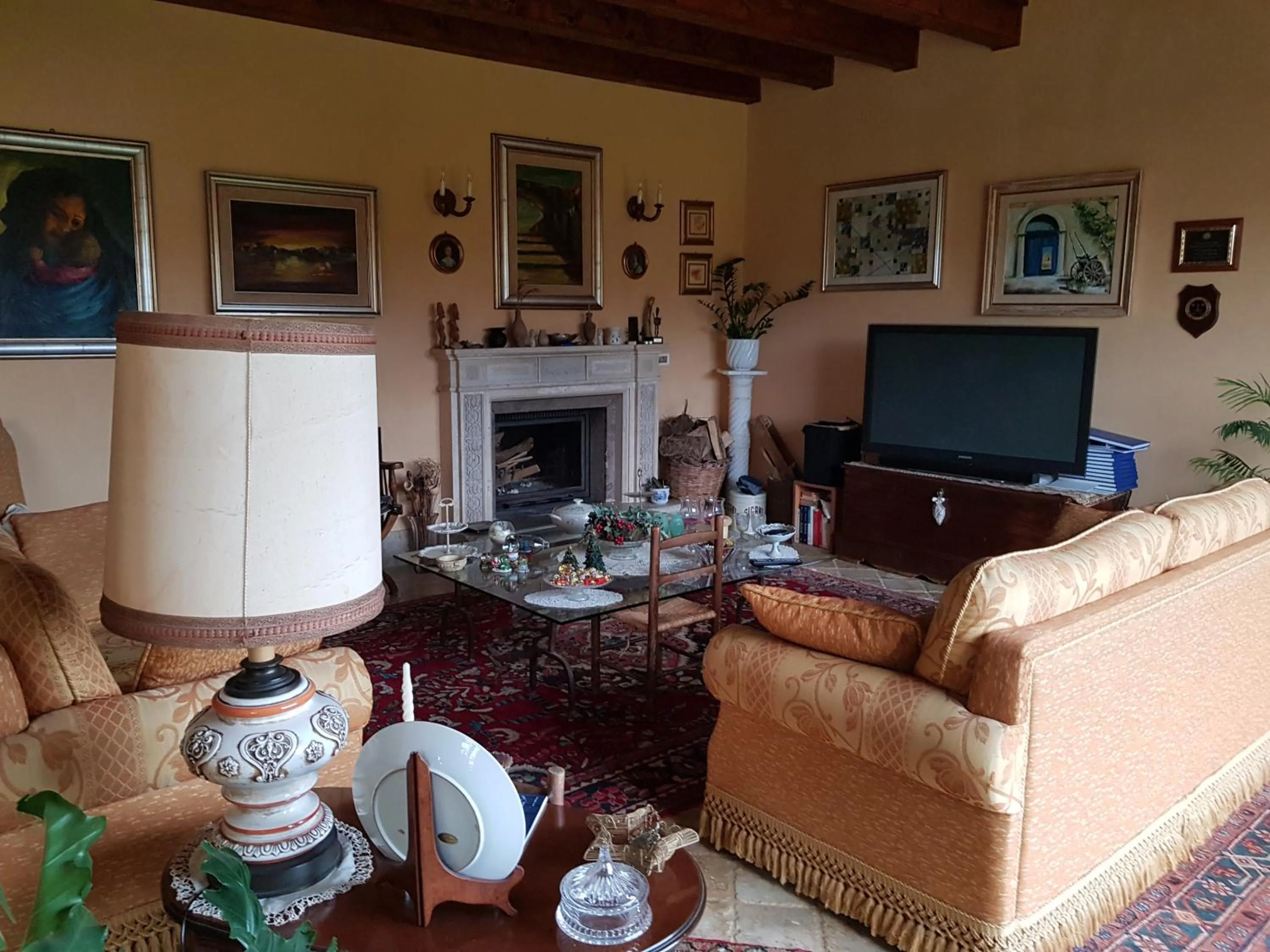 Living room in Villa i Dammusi