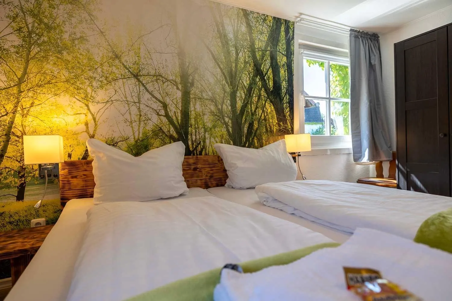 Bed in Landgasthof Zum Dorfkrug