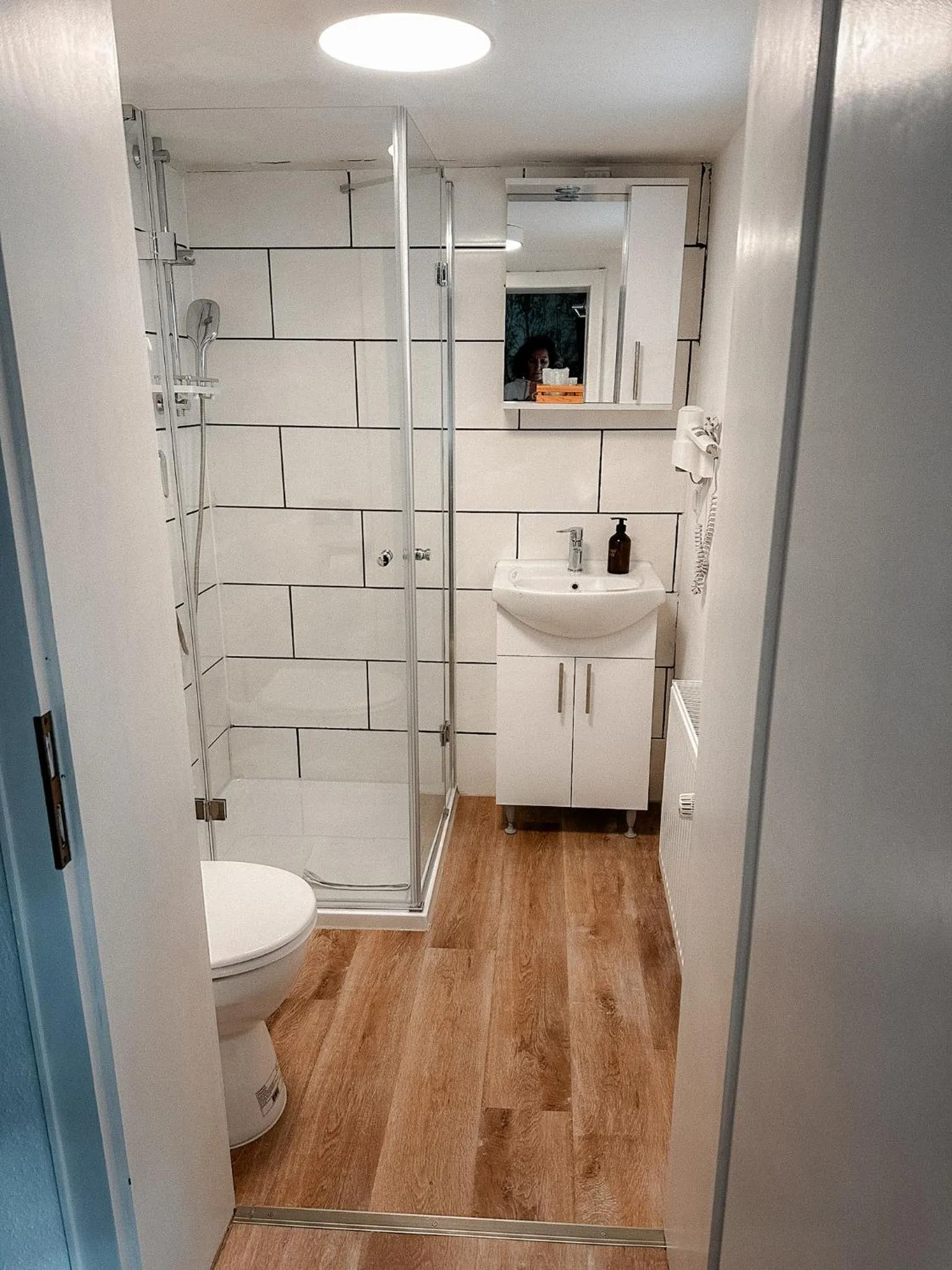 Bathroom in Landgasthof Zum Dorfkrug