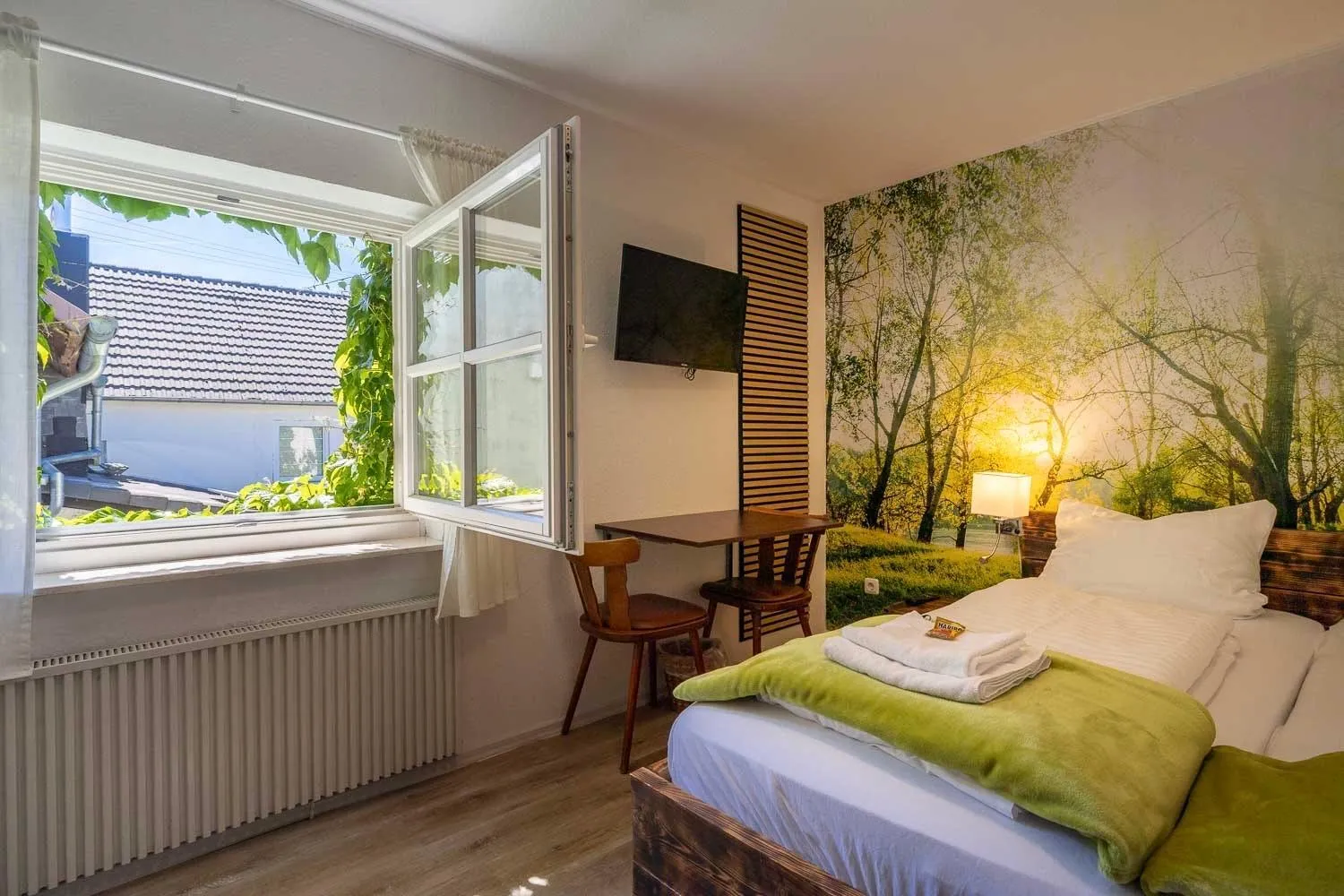 Bed in Landgasthof Zum Dorfkrug