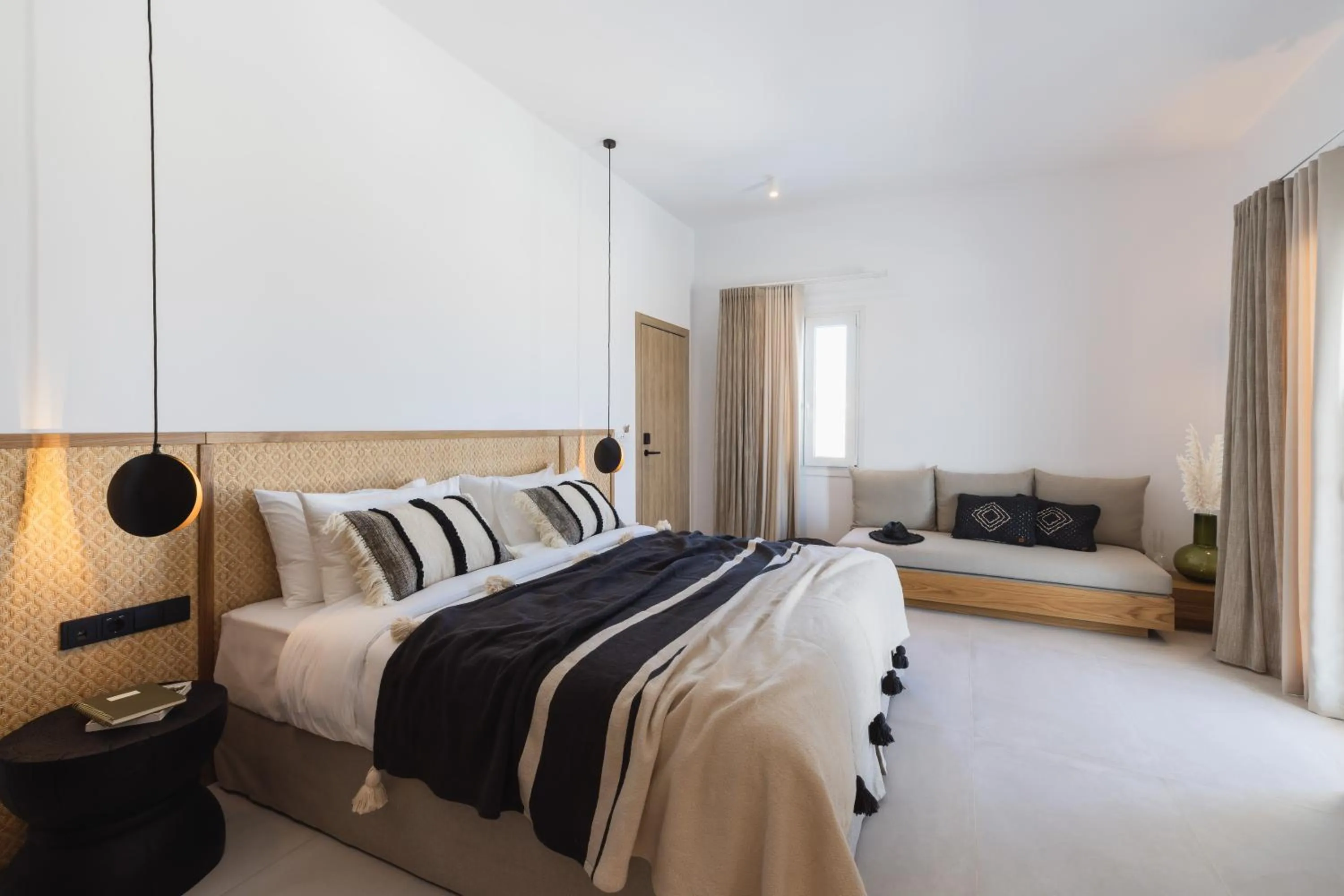 Bedroom, Bed in Adama Mykonos Boutique Hotel