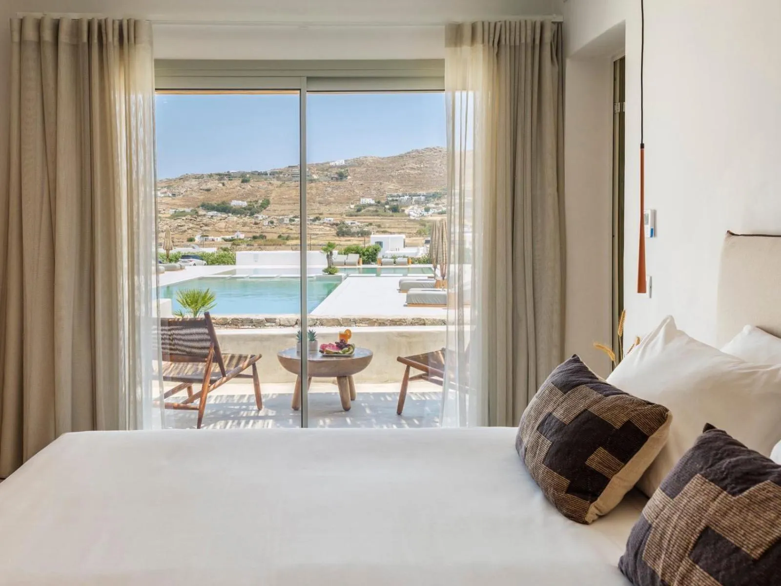 Bedroom, Bed in Adama Mykonos Boutique Hotel