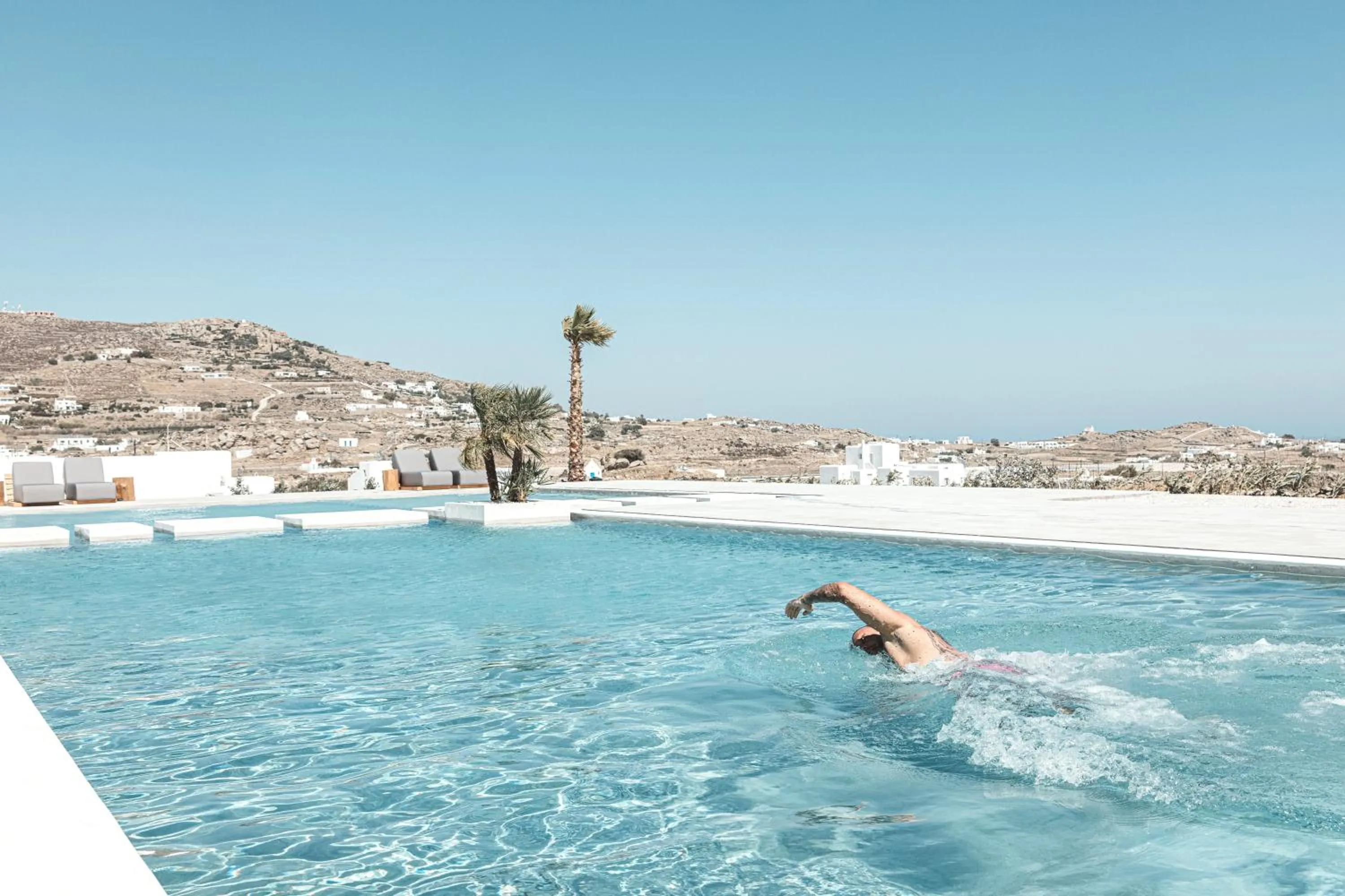 Swimming pool in Adama Mykonos Boutique Hotel