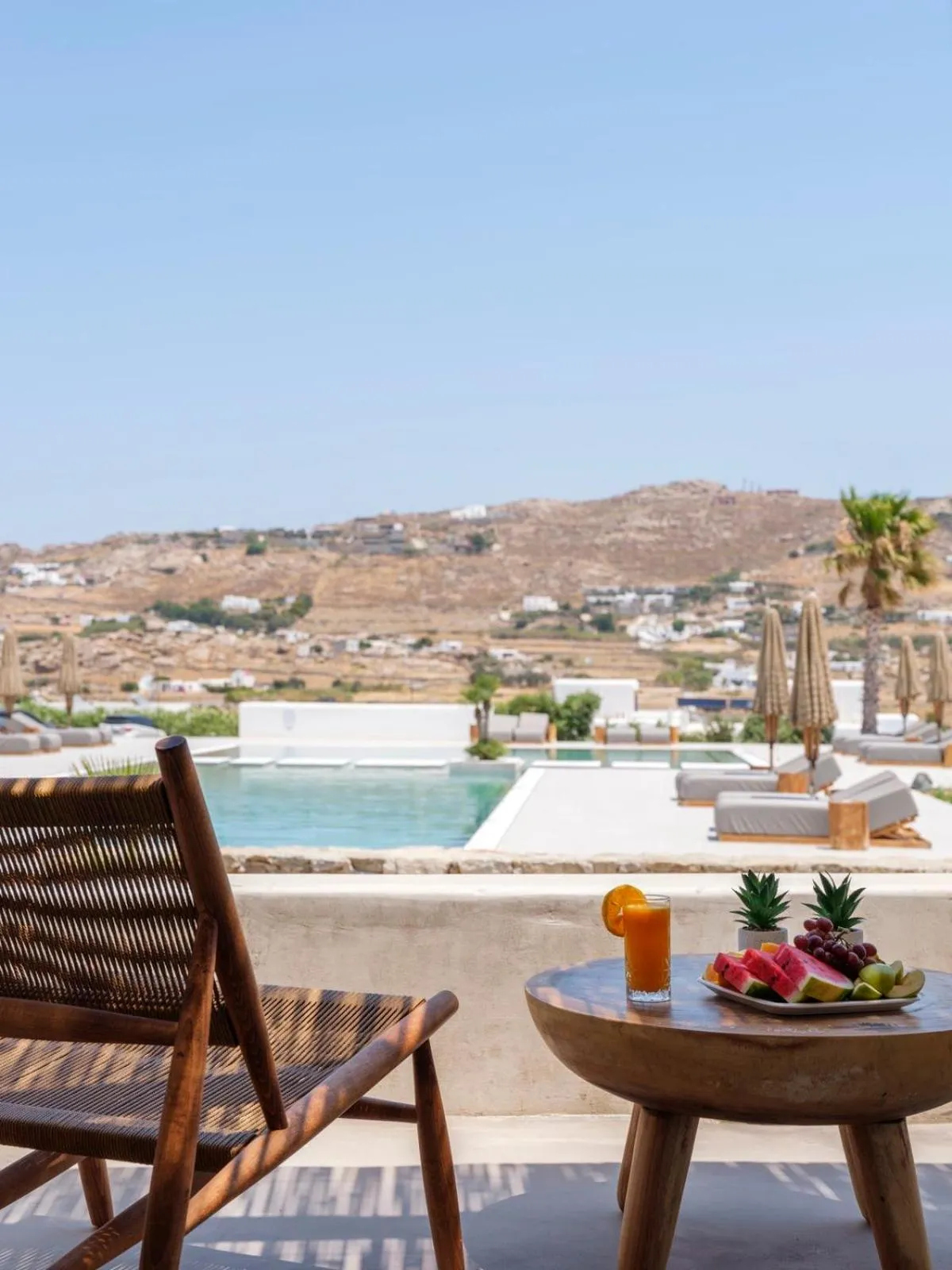 Patio in Adama Mykonos Boutique Hotel