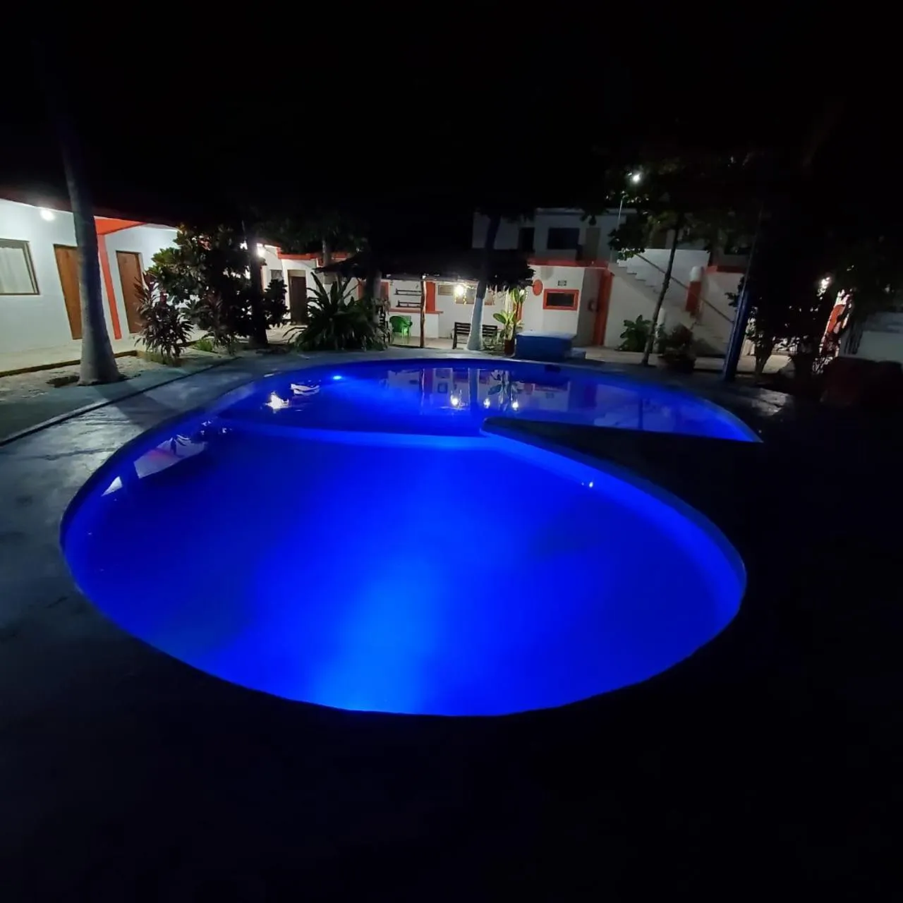 Swimming pool in Hotel Oasis Melaque