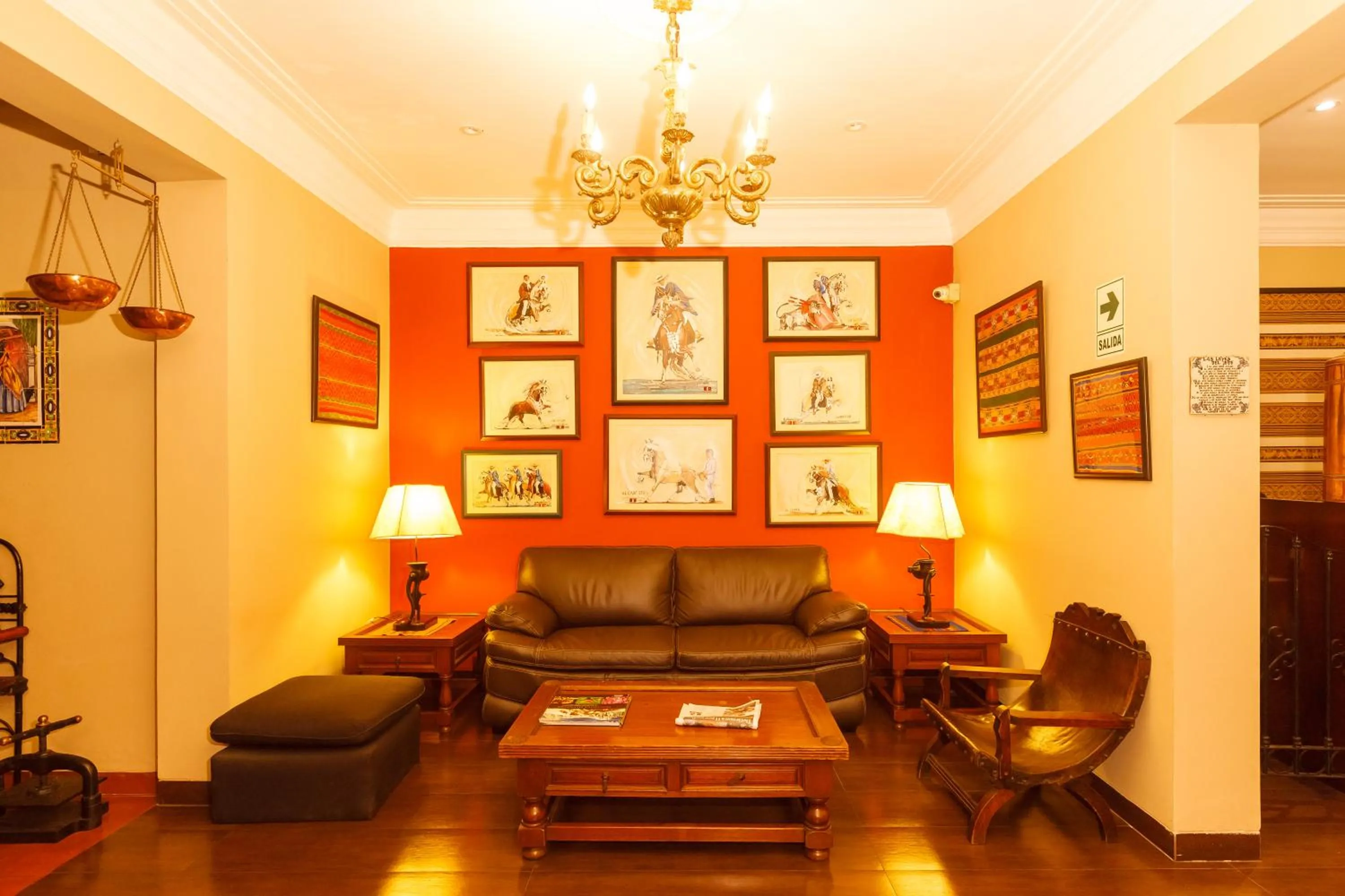 Living room in Casa Suyay