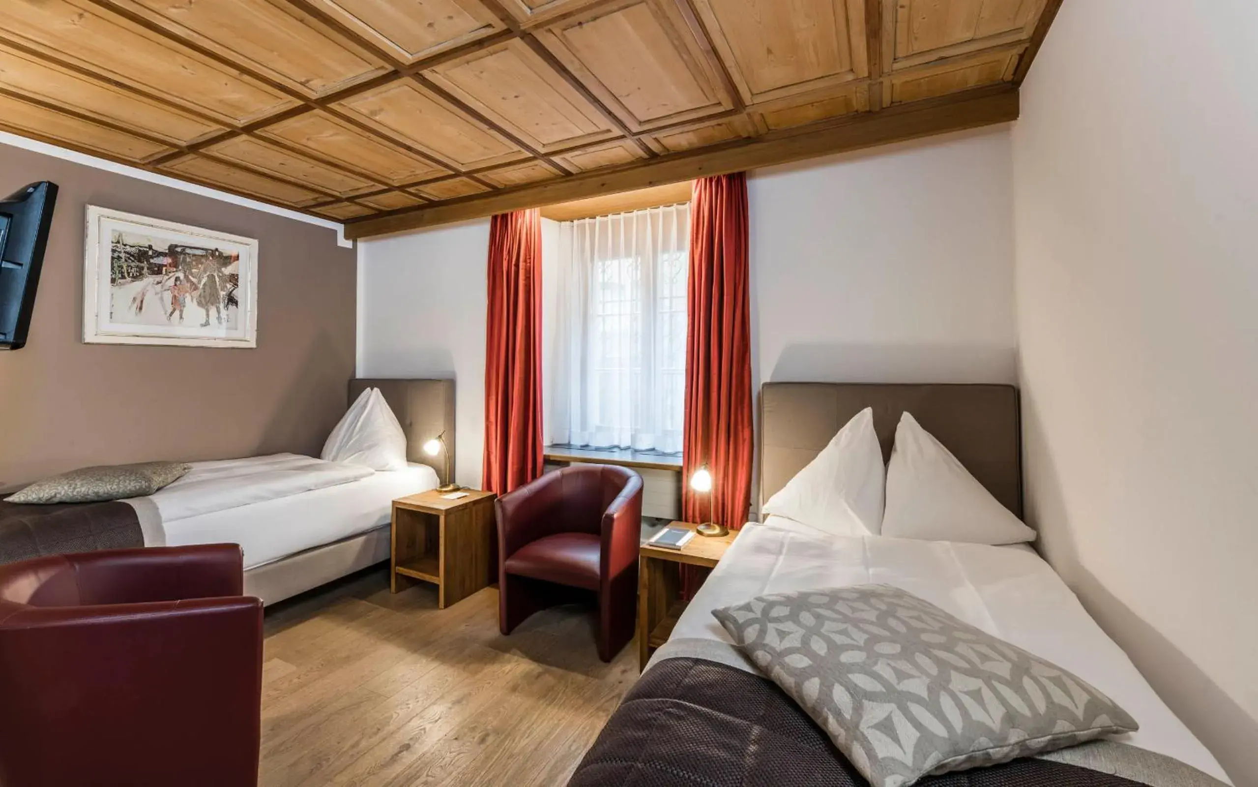 Bedroom, Bed in Hotel Stern Chur Bedroom, Bed in Hotel Stern Chur