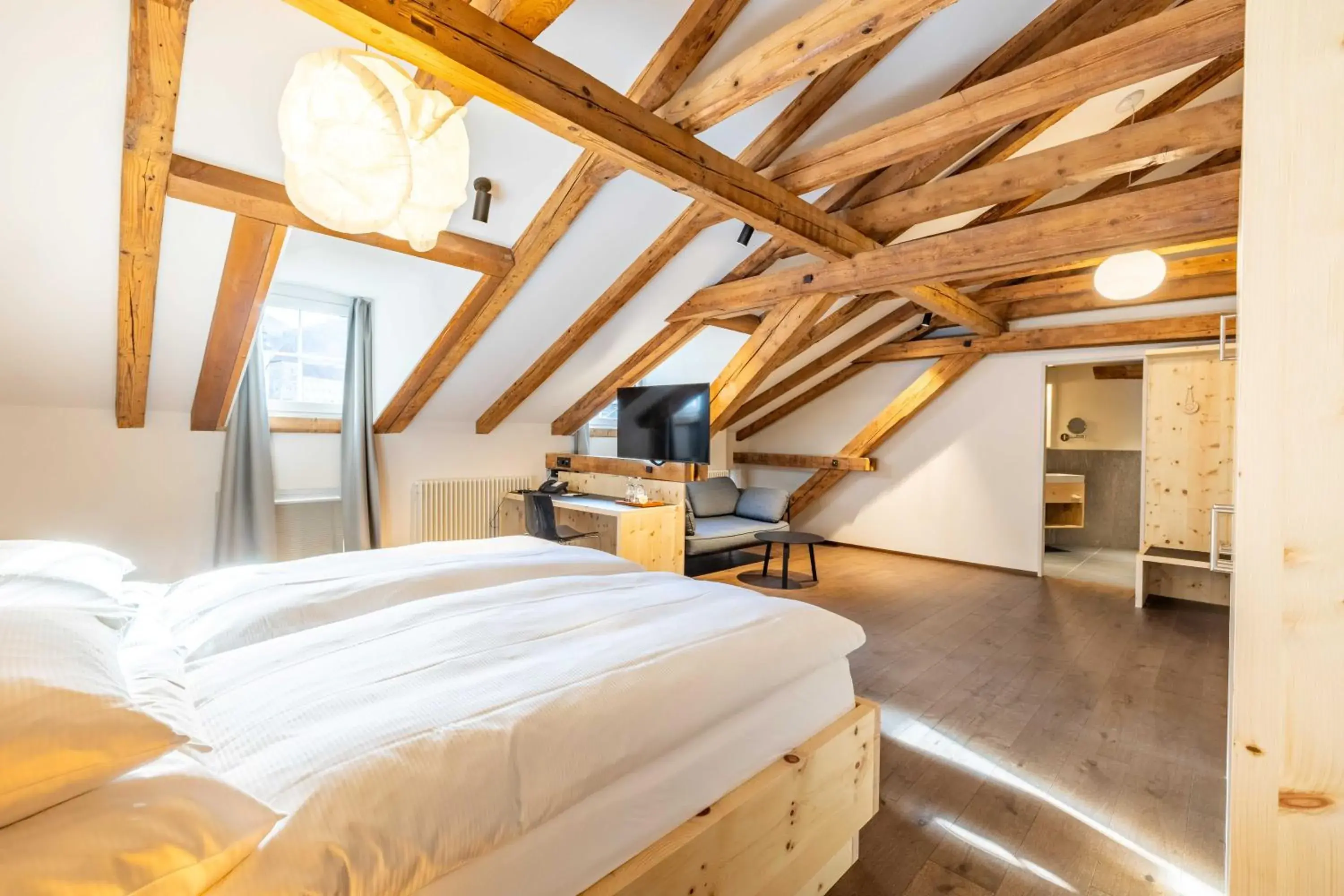 Bed in Hotel Stern Chur Bed in Hotel Stern Chur