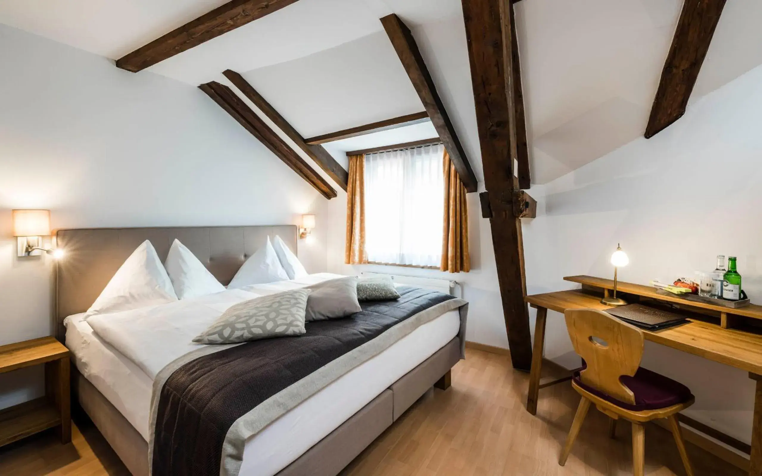 Bedroom, Bed in Hotel Stern Chur Bedroom, Bed in Hotel Stern Chur