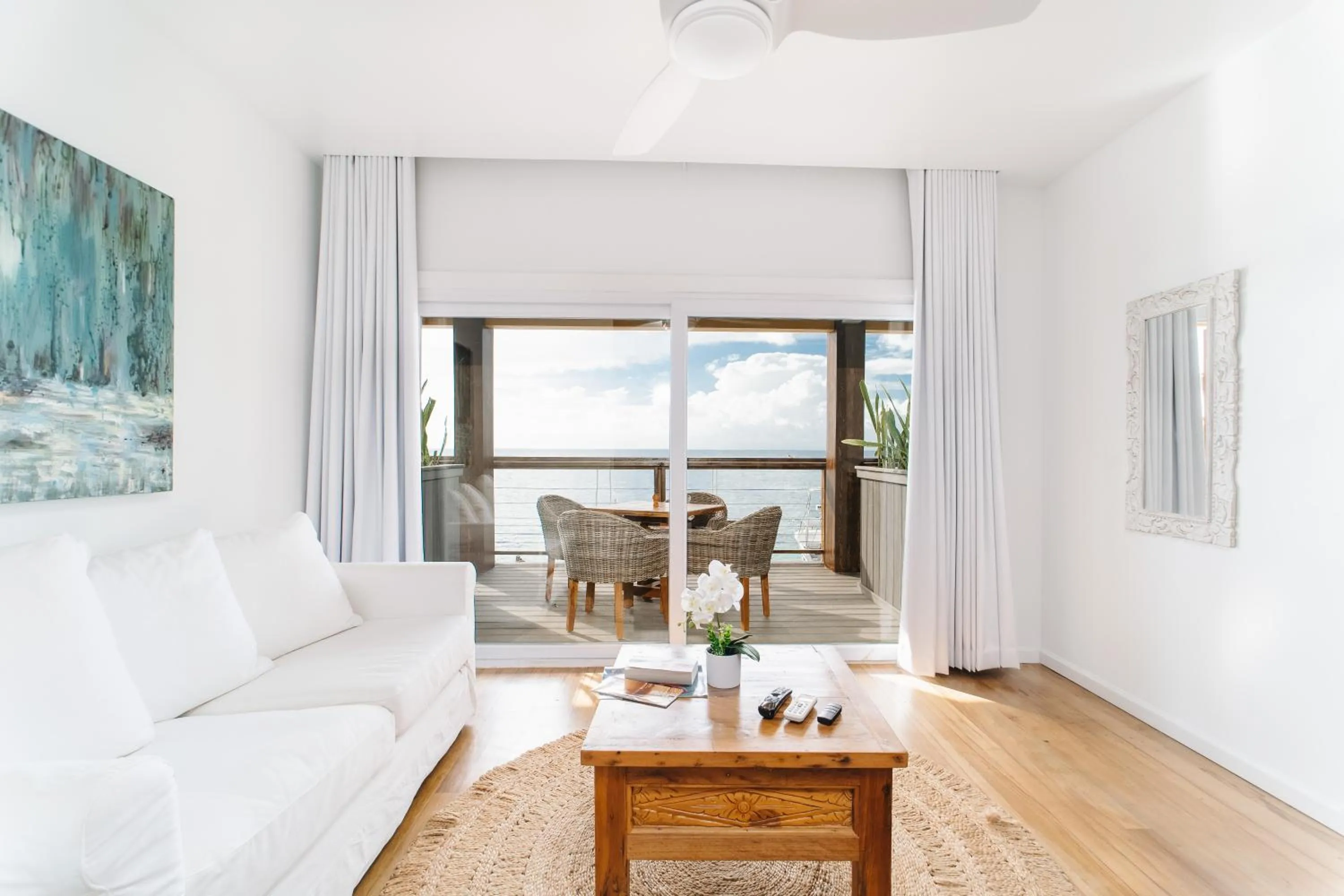 Living room in The Beach House Boutique Hotel