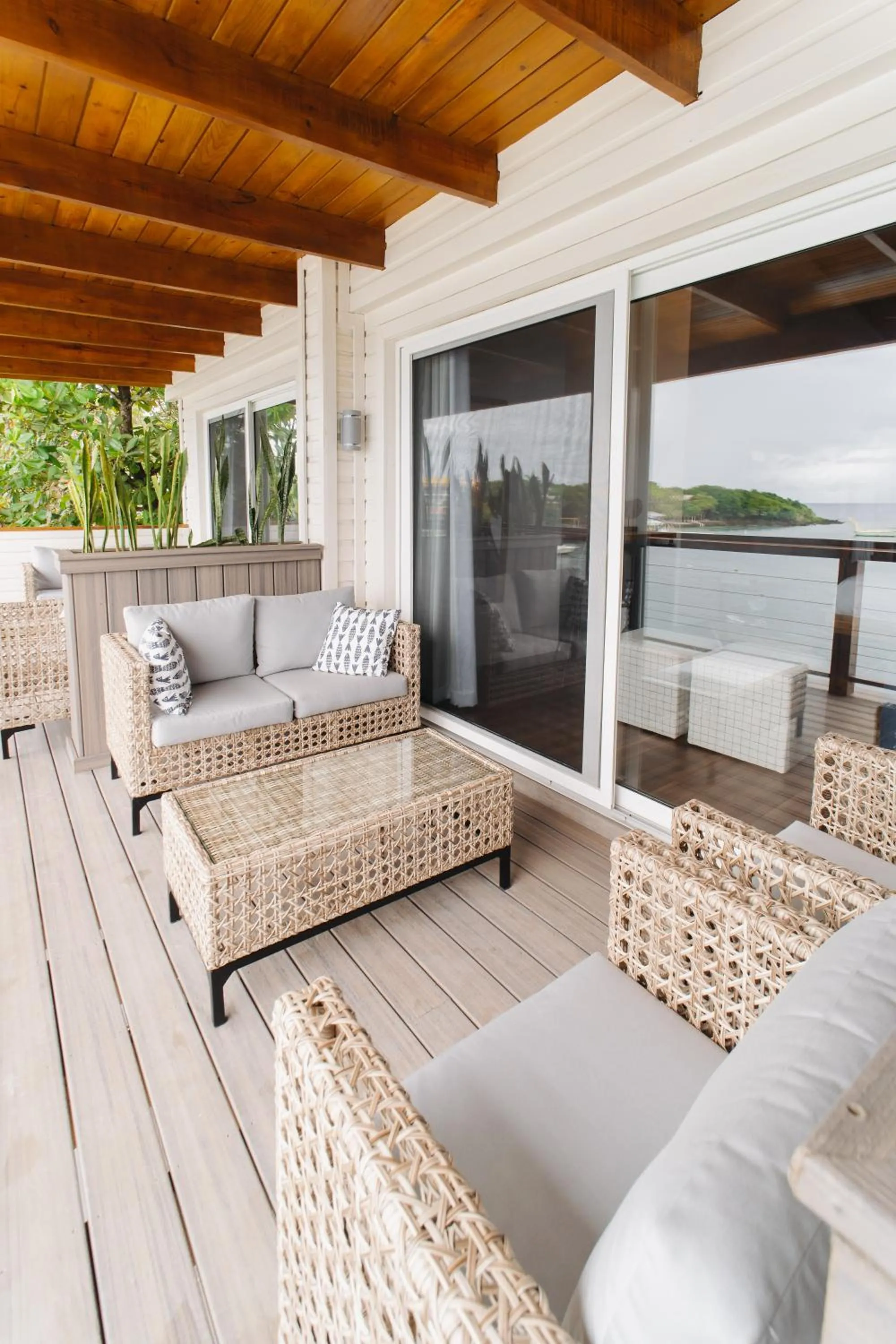 Patio in The Beach House Boutique Hotel