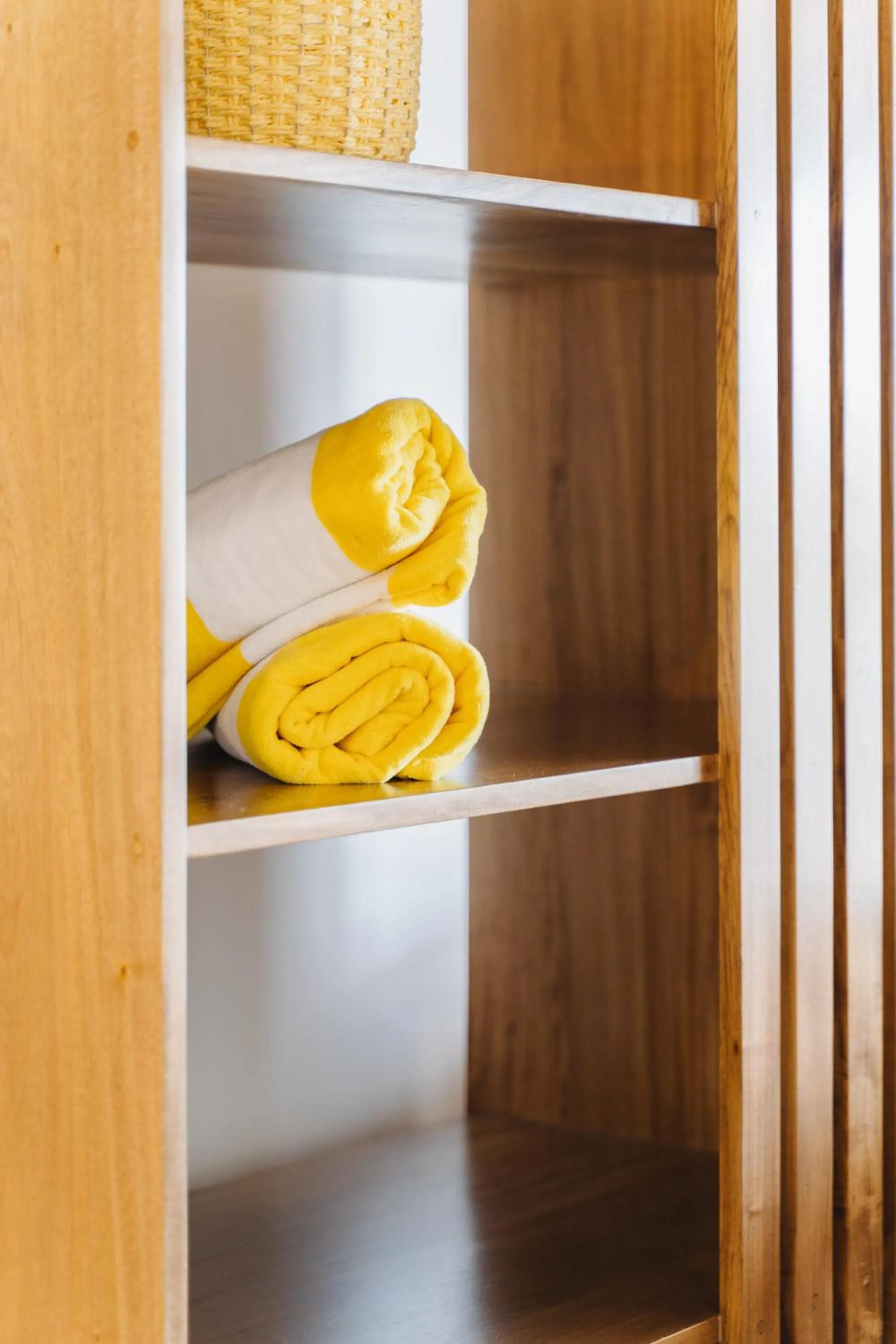 towels in The Beach House Boutique Hotel